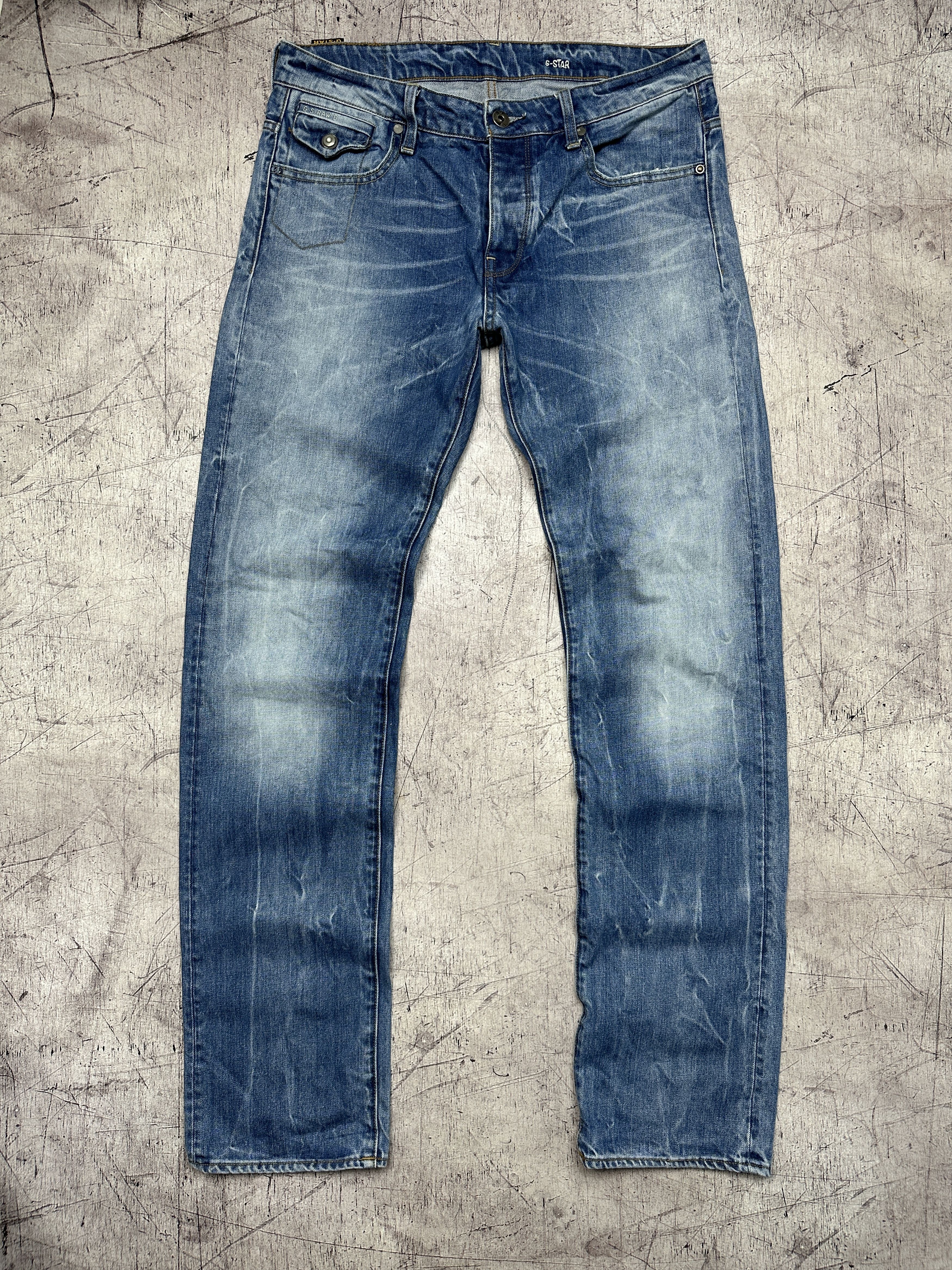 G-Star G Star Raw Mens Morris Low Straight Denim Pants Jeans Size US 33 - 1 Thumbnail