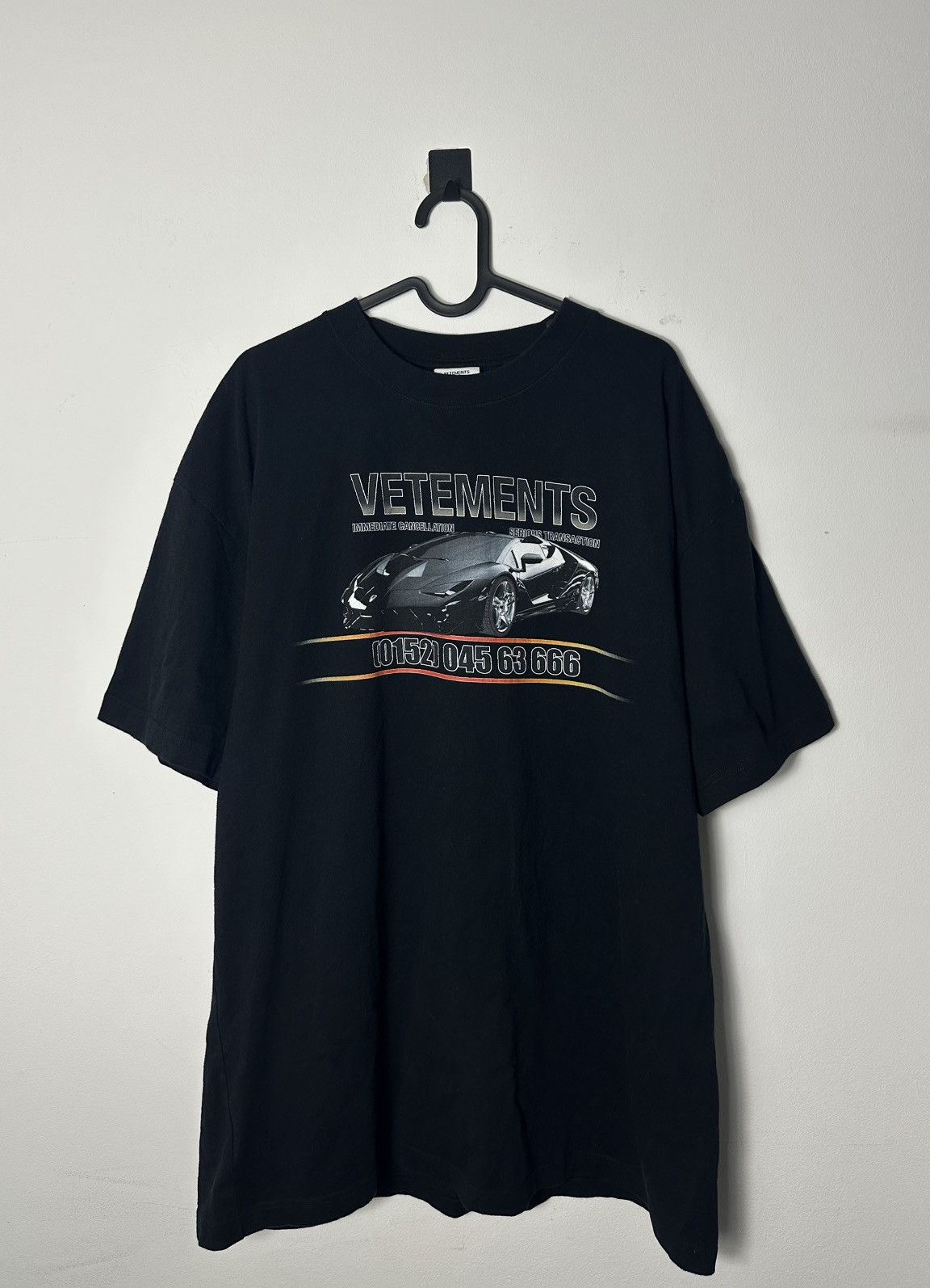Vetements vetements lamborghini tee Size US M / EU 48-50 / 2 - 1 Thumbnail
