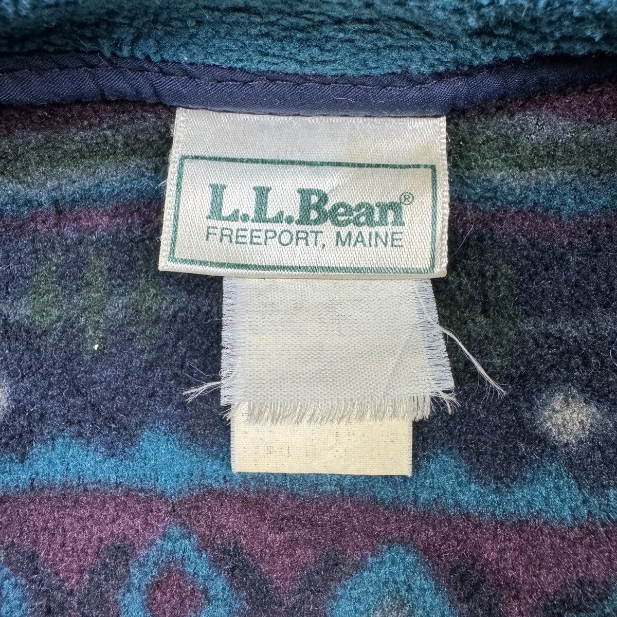 L.L. Bean × Vintage 💥Vintage L.L.Bean Native Style Fleece Jacket Size US S / EU 44-46 / 1 - 7 Thumbnail