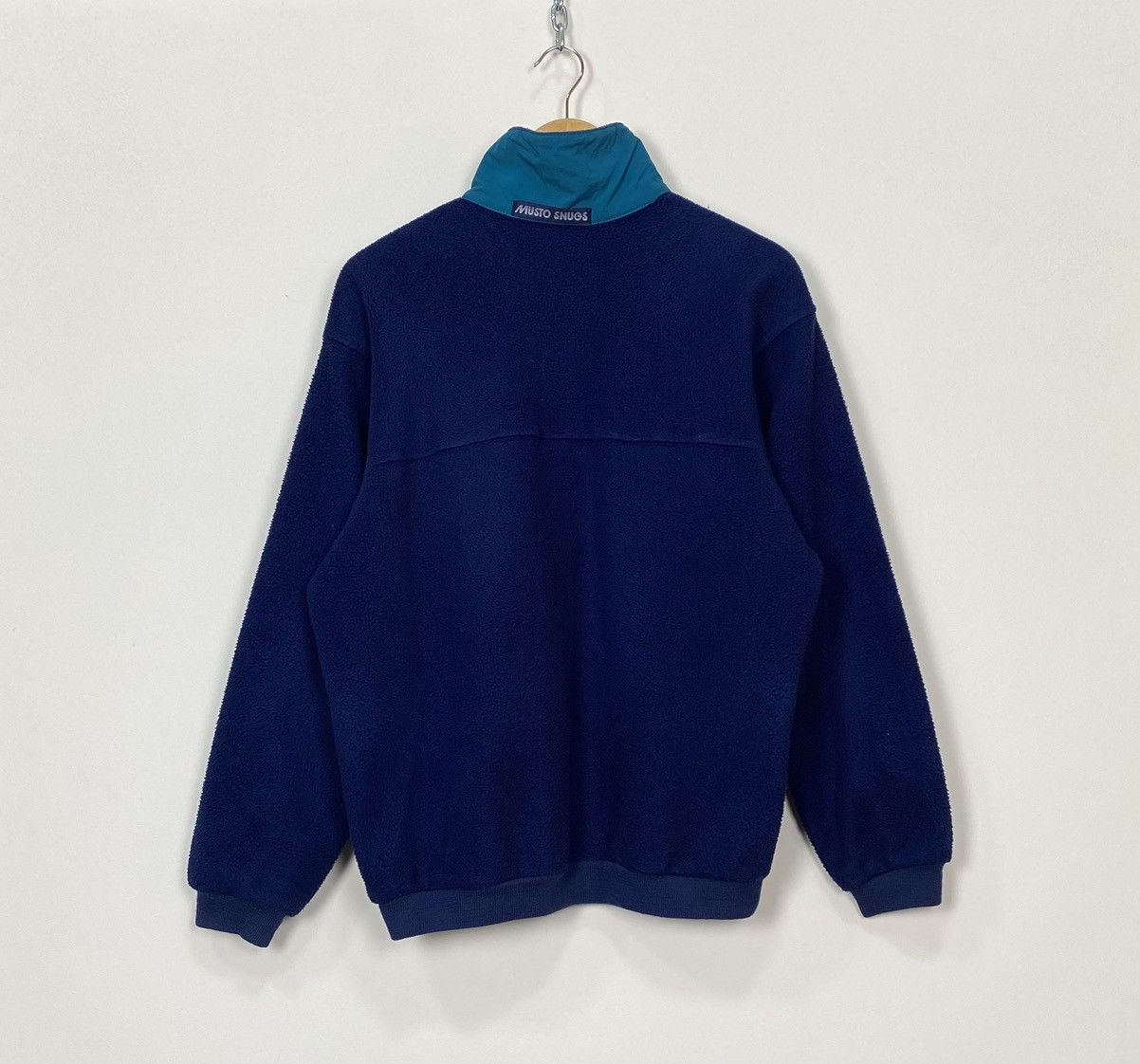 Vintage Vintage Musto Snugs Polarlite Fleece Jacket Pullover Blue Size US M / EU 48-50 / 2 - 6 Thumbnail