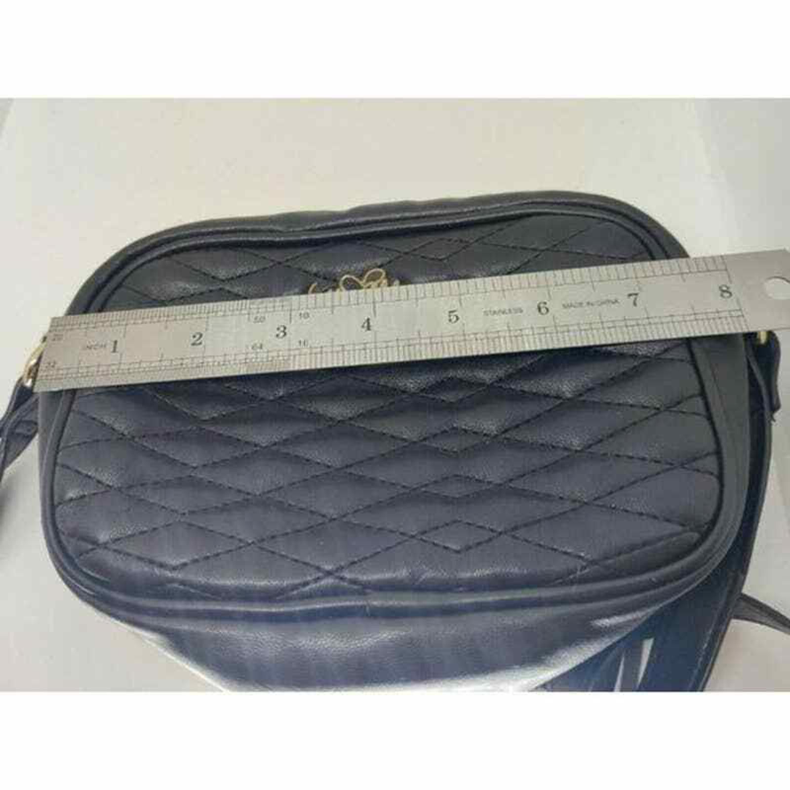 Other Libby Edelman Black Mini Crossbody Quilted Tassle Purse Bag Size ONE SIZE - 6 Thumbnail