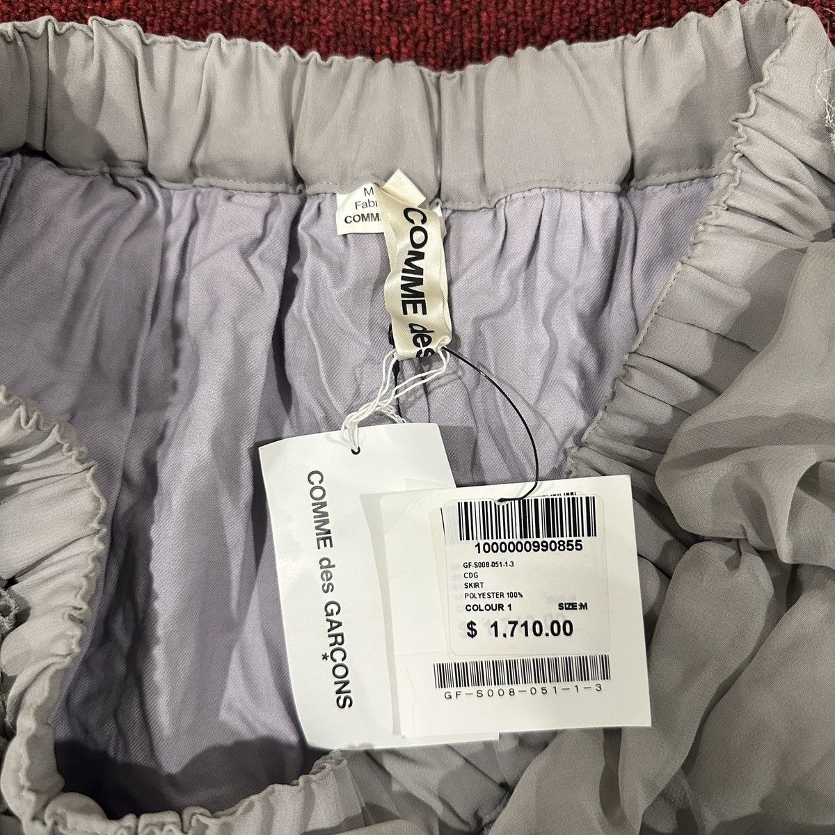 Comme des Garcons Comme Des Garçon Draped Midi Skirt Size 28" / US 6 / IT 42 - 2 Thumbnail