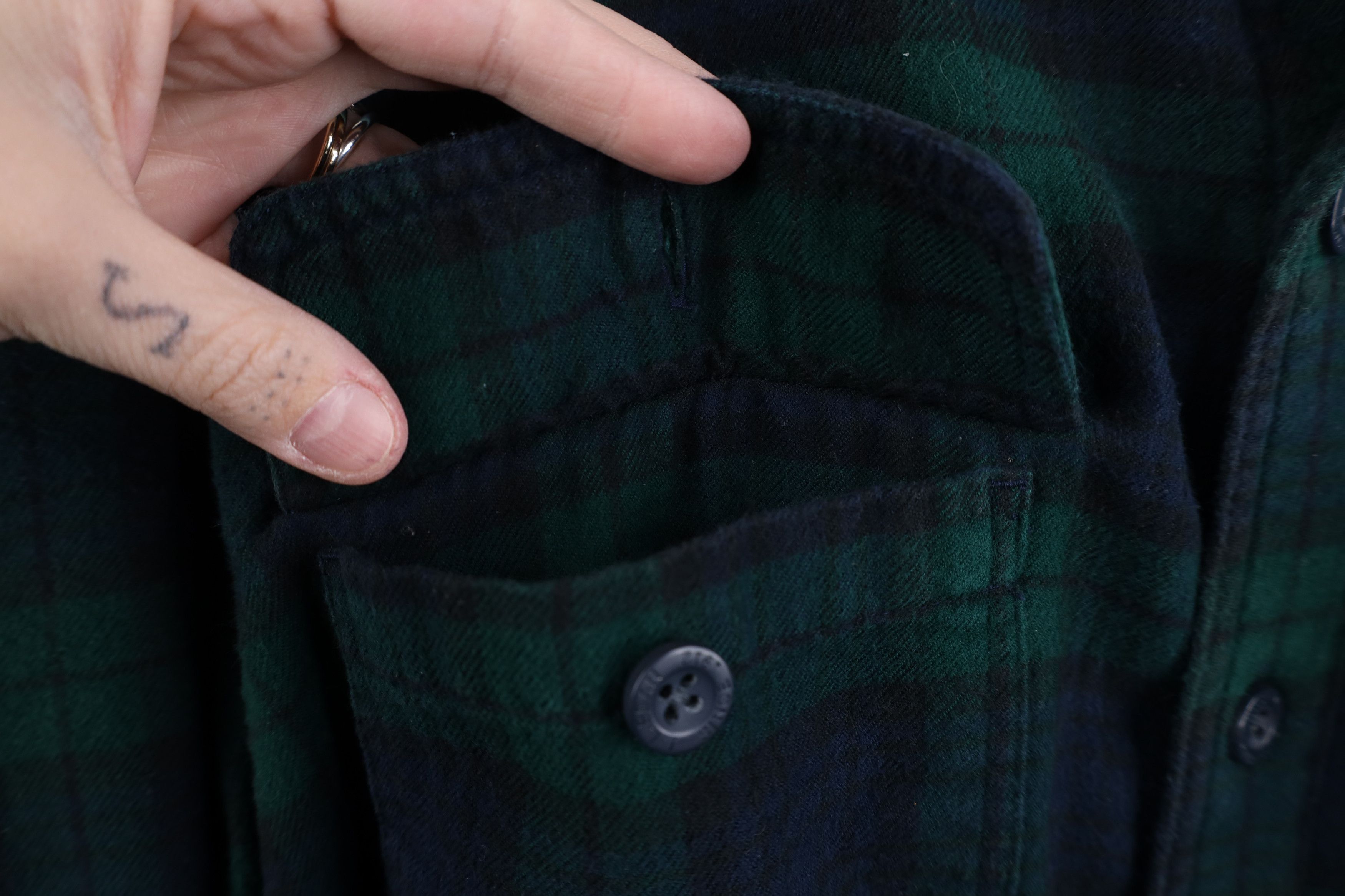 L.L. Bean Vintage LL Bean Lined Flannel Button Shirt Jacket Jac Shirt Size US L / EU 52-54 / 3 - 7 Thumbnail