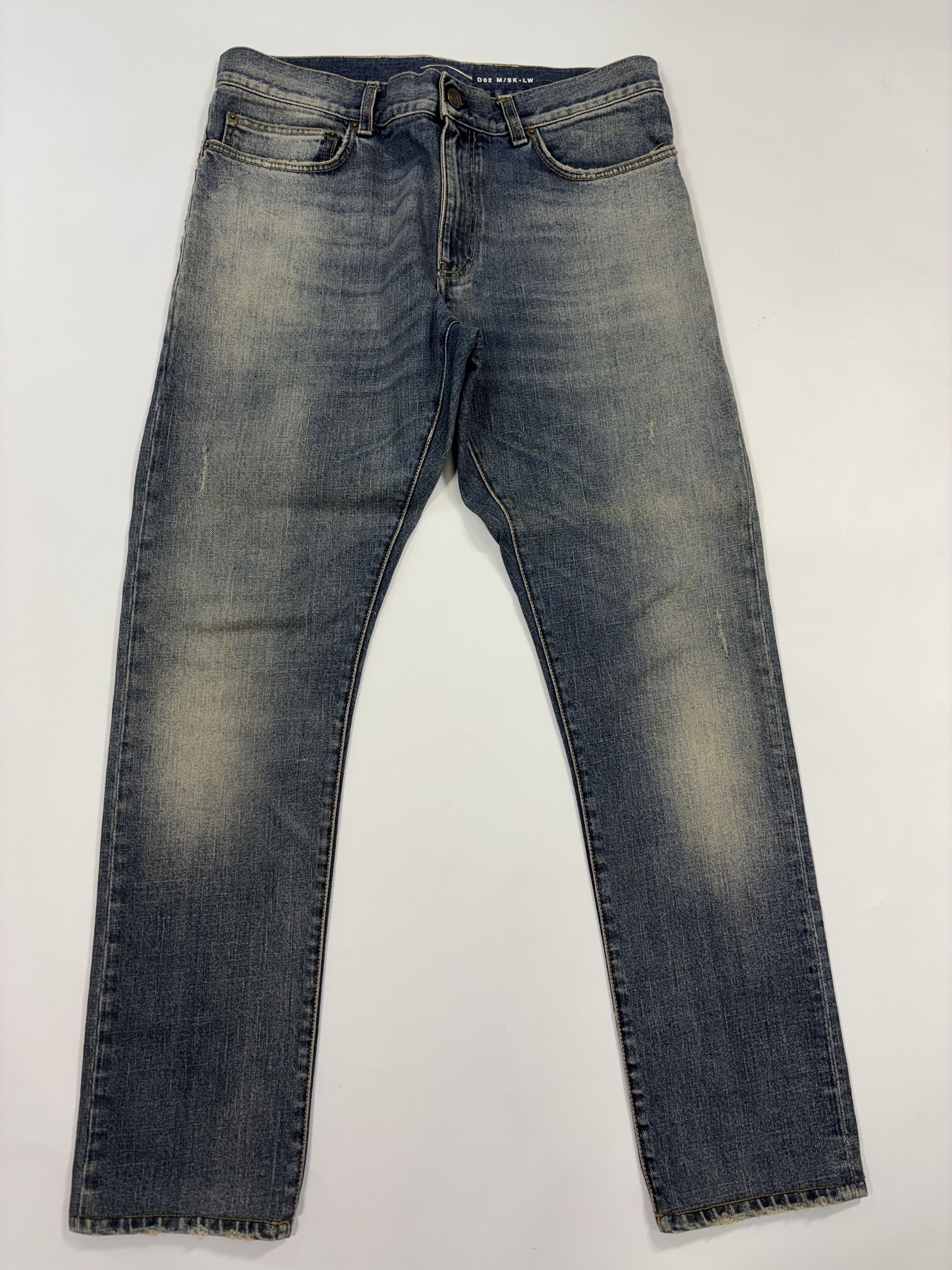Saint Laurent Paris Saint Laurent Faded Blue Pants Size US 34 / EU 50 - 1 Thumbnail