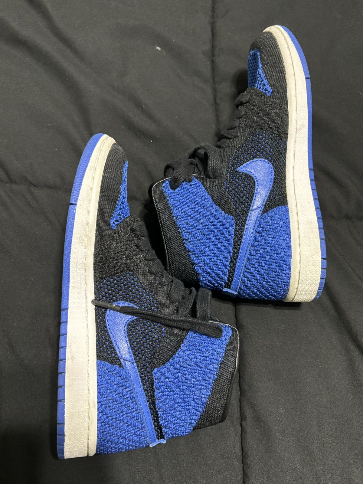 Jordan Brand × Nike Air Jordan 1 Flyknit Royal size 5Y Size US 5 / EU 37 - 8 Thumbnail