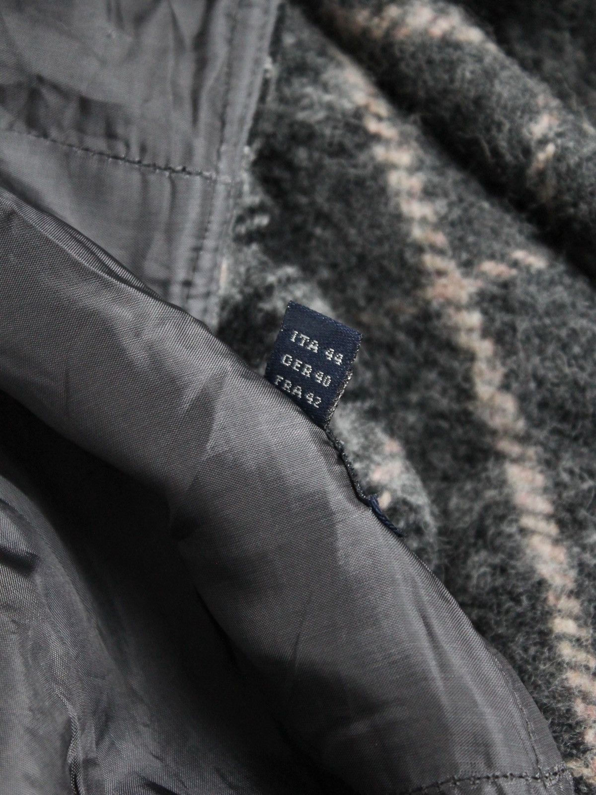 Burberry × Vintage Burberry Vintage Wool Grey Midi Skirt Size 30" / US 8 / IT 44 - 7 Thumbnail