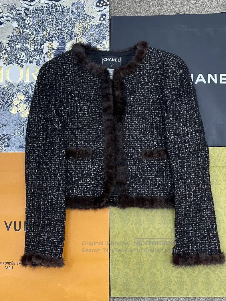 Chanel Chanel Classic leather-matched jacket Size XS / US 0-2 / IT 36-38 - 1 Thumbnail
