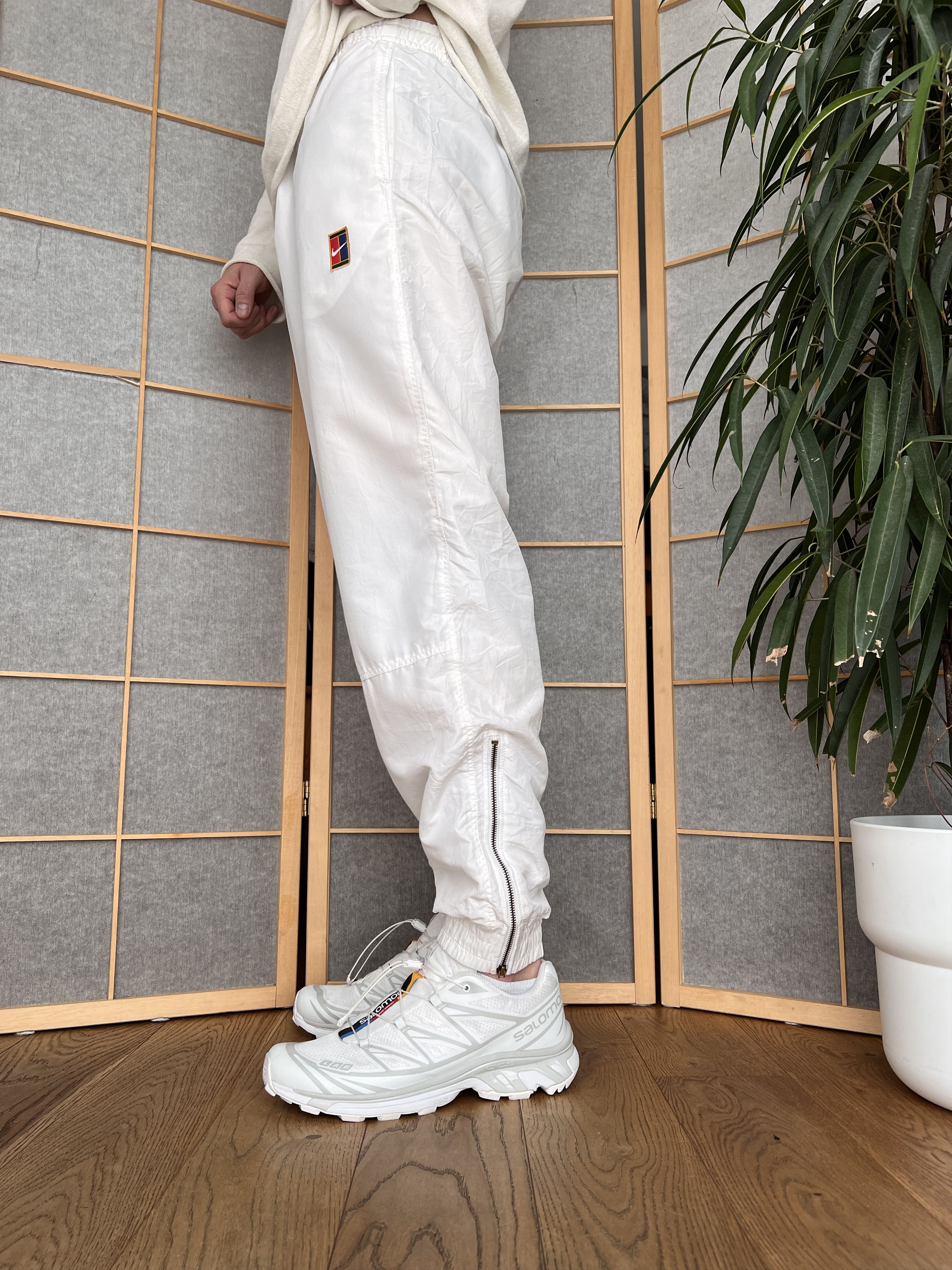 Nike Archive 80s! Nike Court vintage nylon track pants tennis Size US 32 / EU 48 - 5 Thumbnail