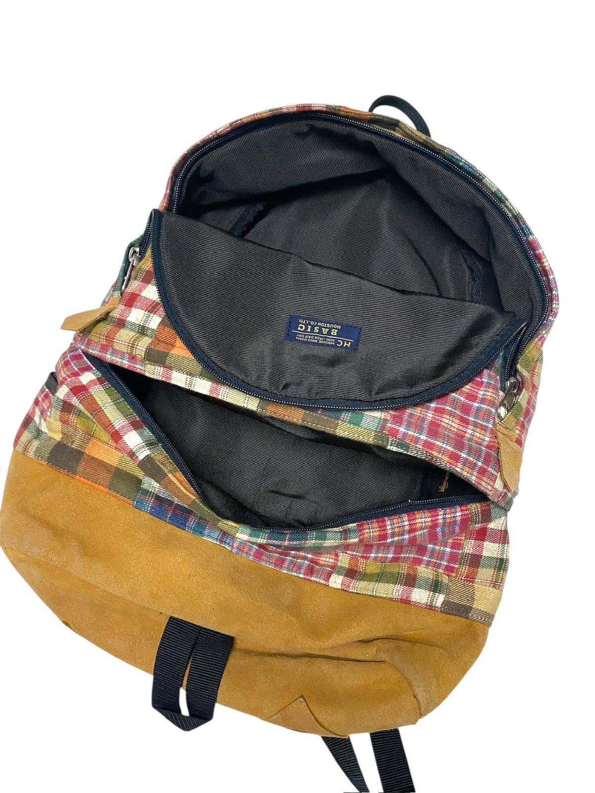 Japanese Brand Houston Co. Japan Patchwork Leather Bagpack Size ONE SIZE - 6 Thumbnail