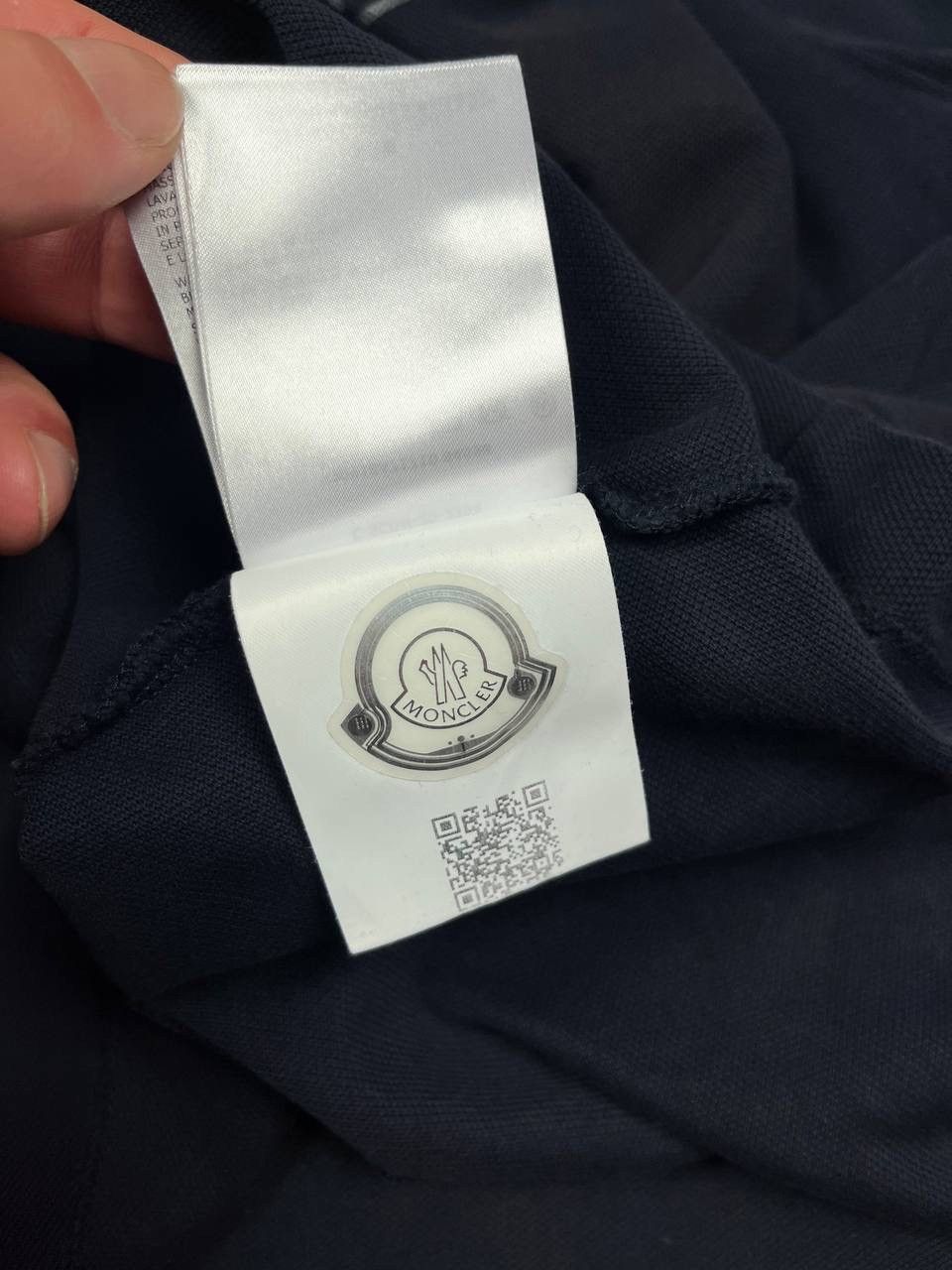Moncler Moncler Men's Polo Shirt Black XXL Maglia Polo Manica Corta Size US XXL / EU 58 / 5 - 12 Thumbnail