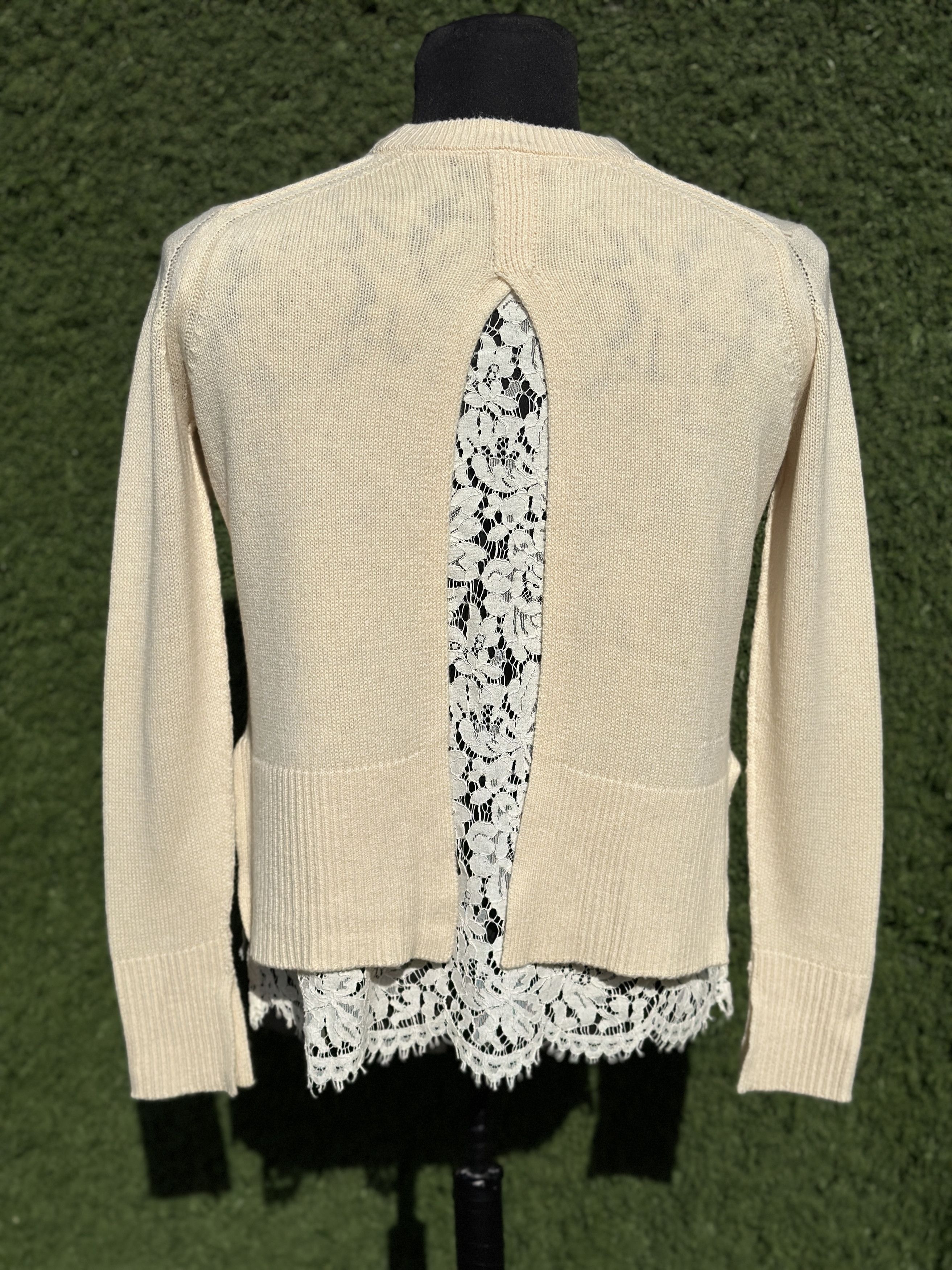 Brunello Cucinelli Brunello Cucinelli Cashmere Layered Back Knit Sweater M L Size L / US 10 / IT 46 - 1 Thumbnail