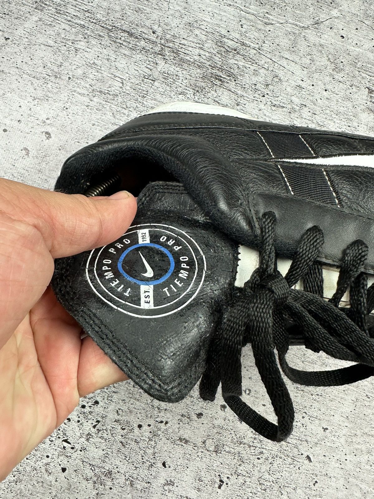 Nike × Vintage 2000 Nike Tiempo Pro Vintage Leather Soccer Boots Size US 9 / EU 42 - 16 Thumbnail