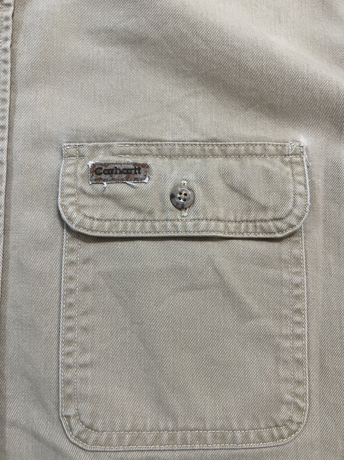 Carhartt Vintage Carhartt Distress WorkShirt Size US XL / EU 56 / 4 - 4 Thumbnail