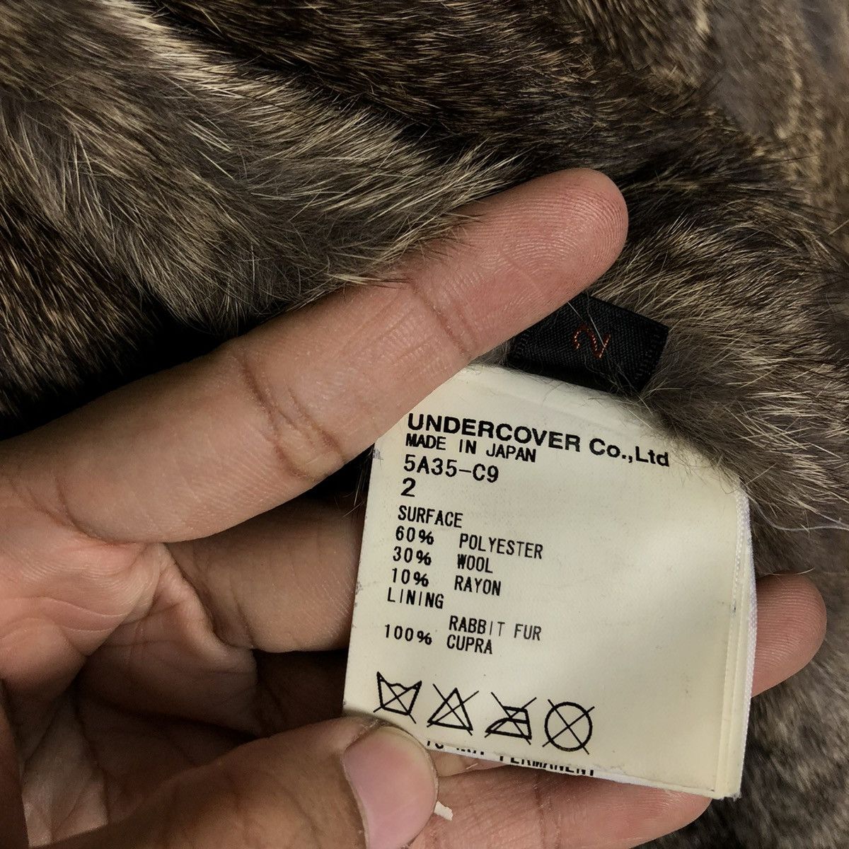 Undercover 🔥RARE UNDERCOVER RABBIT FUR COATS RUNWAY COLLECTIONS Size XS / US 0-2 / IT 36-38 - 22 Thumbnail