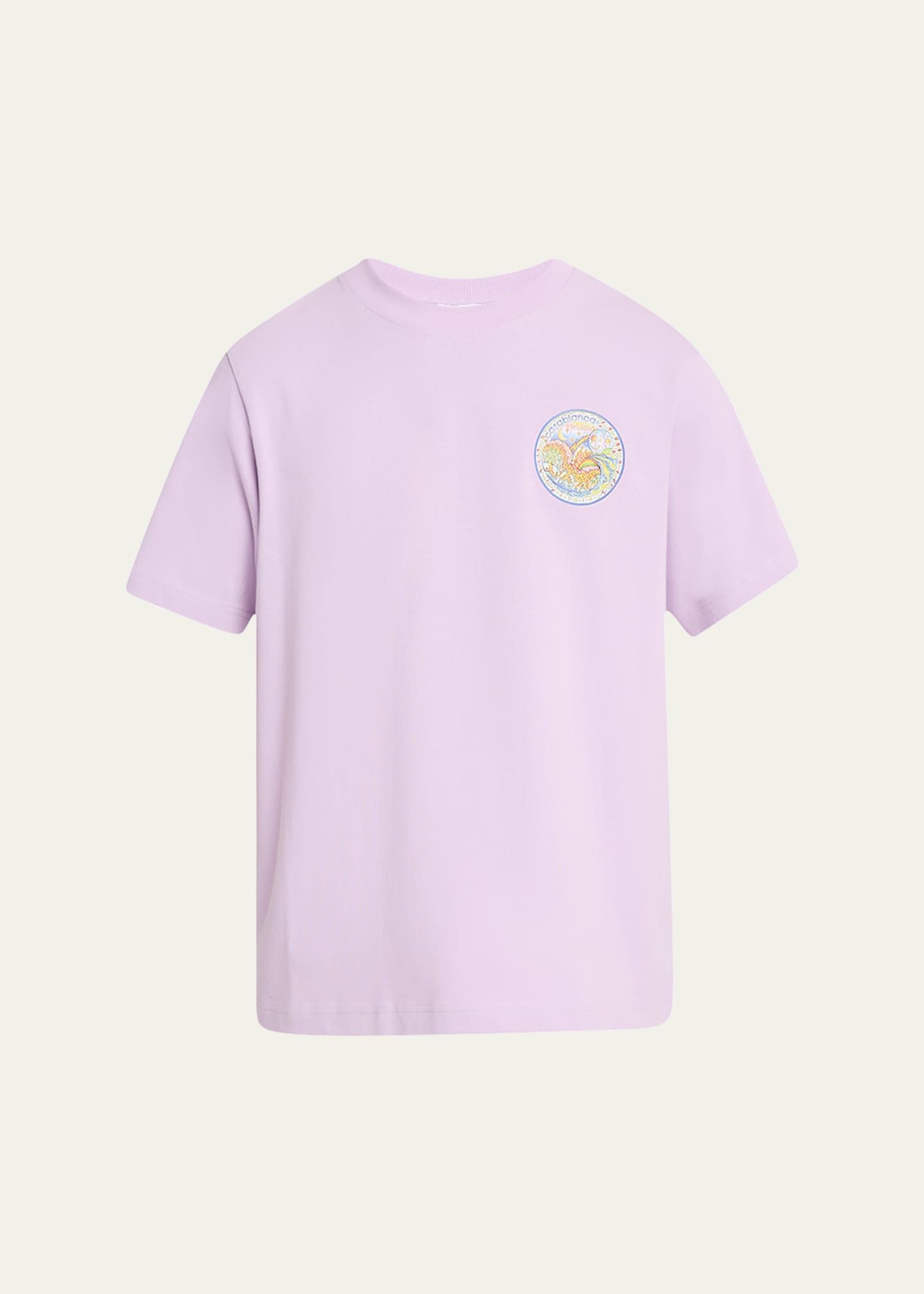 os11x0725 The 4 Elements Printed T-Shirt in Purple