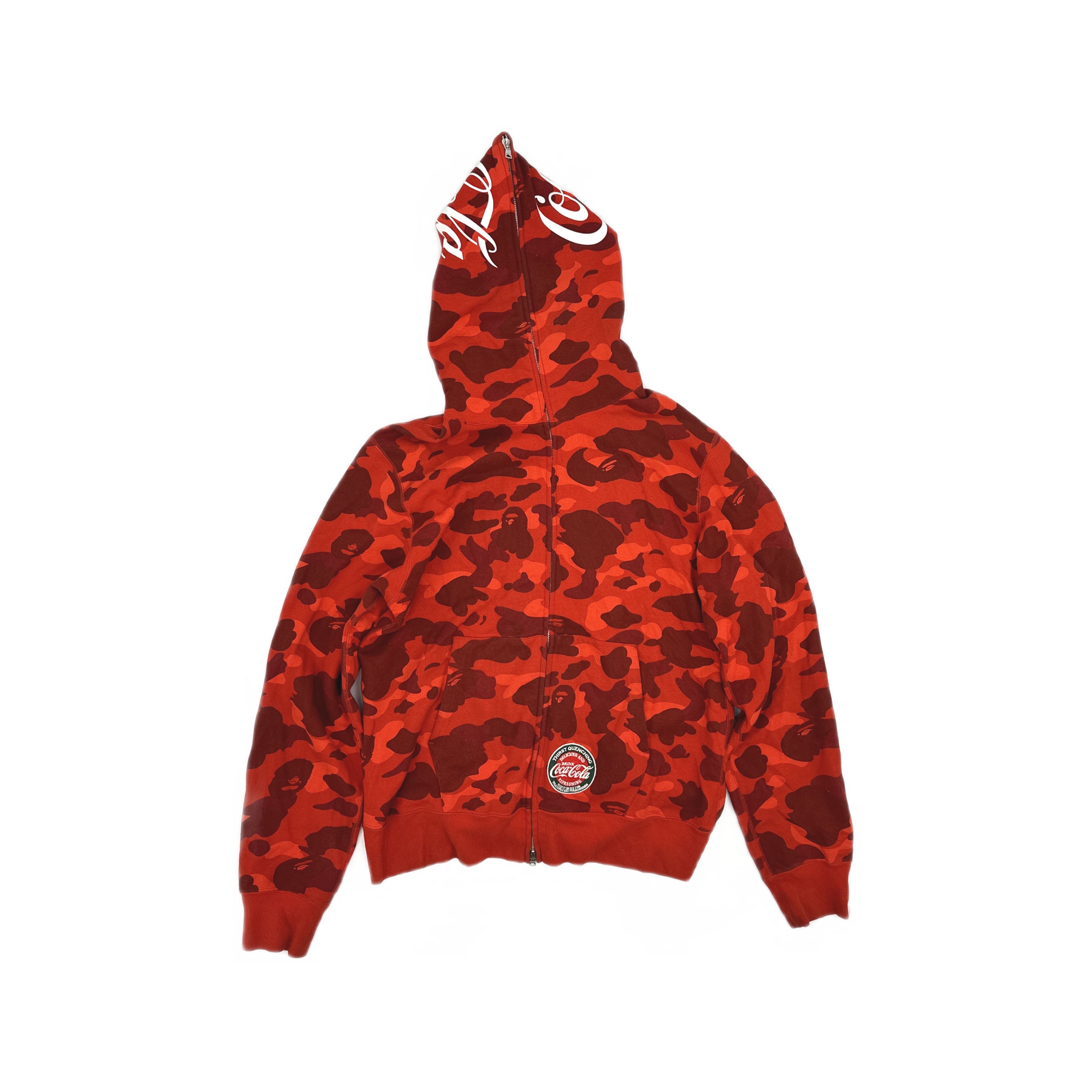 Bape A Bathing Ape x Coca-Cola Camo Zip Hoodie XL Size US XL / EU 56 / 4 - 1 Thumbnail