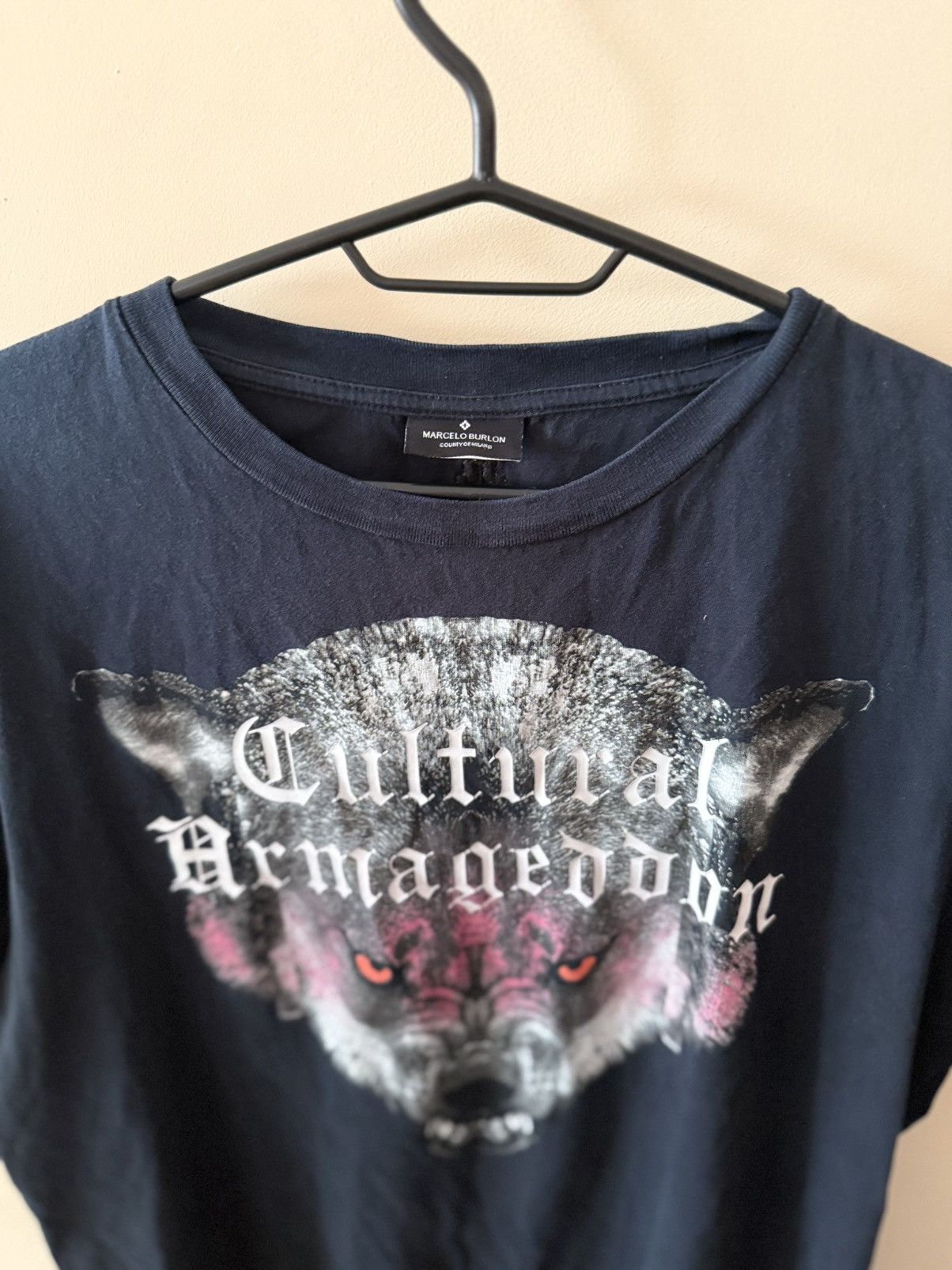 Marcelo Burlon Marcelo Burlon T-Shirt Cultural Armagedon M Size Men’s Size US M / EU 48-50 / 2 - 2 Thumbnail