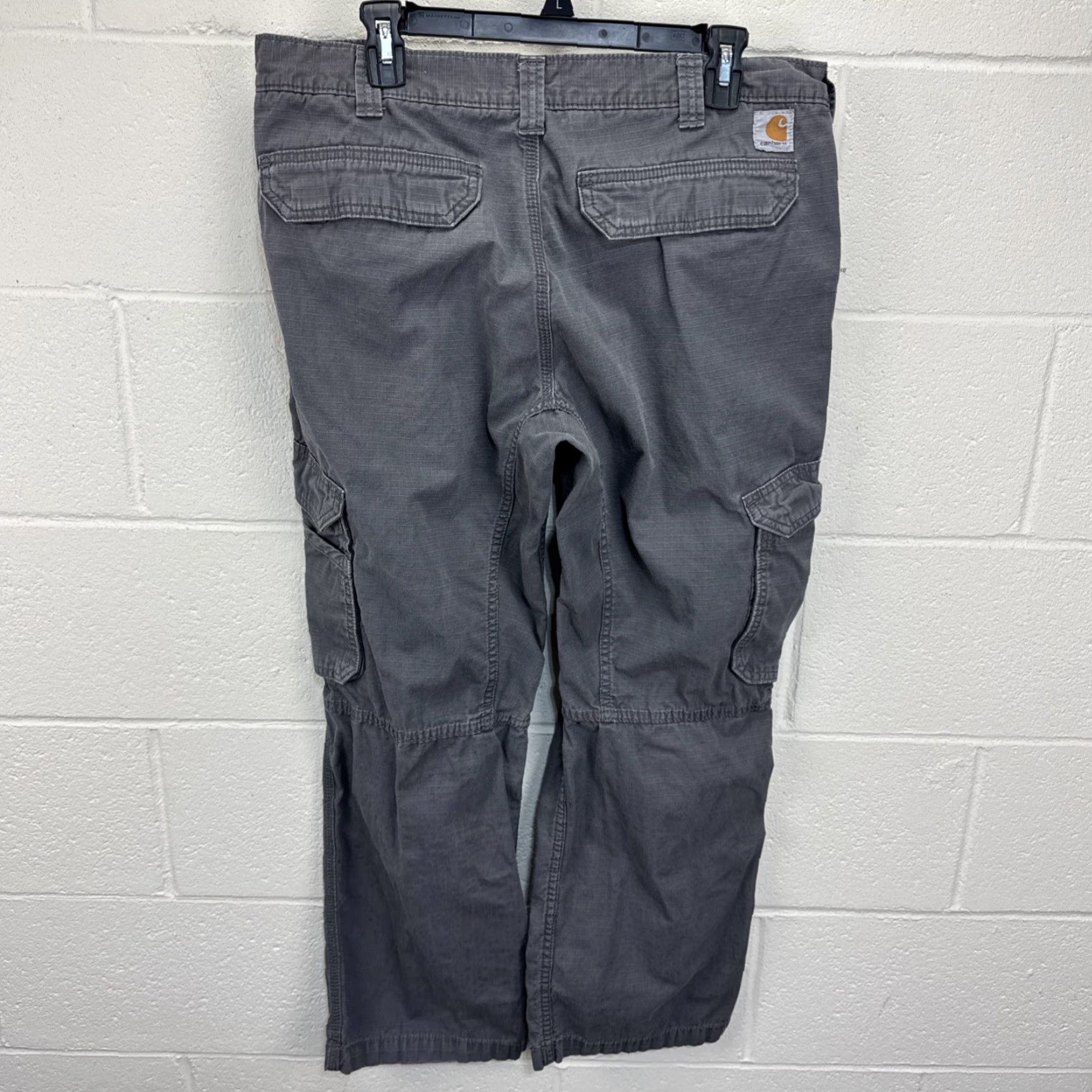 Carhartt Carhartt Force Cargo Pants Mens 36x30 Relaxed Fit Gray 101148 Workwear Cargo Pocket Zip RipStop Cotton Canvas USA Grunge Logo Size US 36 / EU 52 - 7 Thumbnail