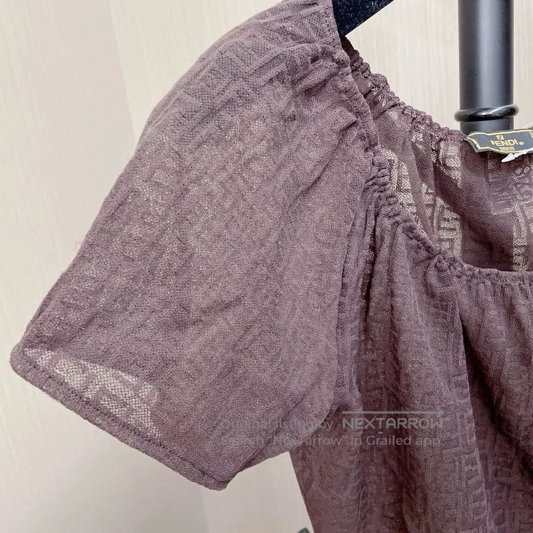 Fendi Fendi Short Sleeve Blouse Top. Size US XS / EU 42 / 0 - 3 Thumbnail
