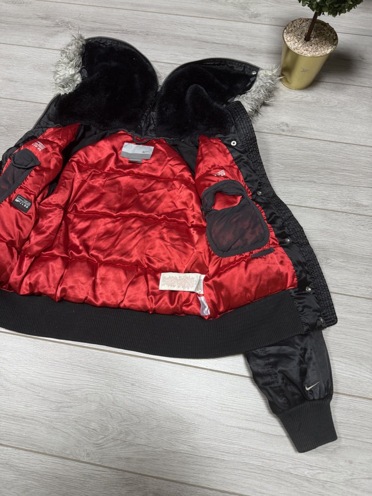 Nike Nike vintage N2B zip hood bomber nylon fur alaska jacket Size S / US 4 / IT 40 - 11 Thumbnail