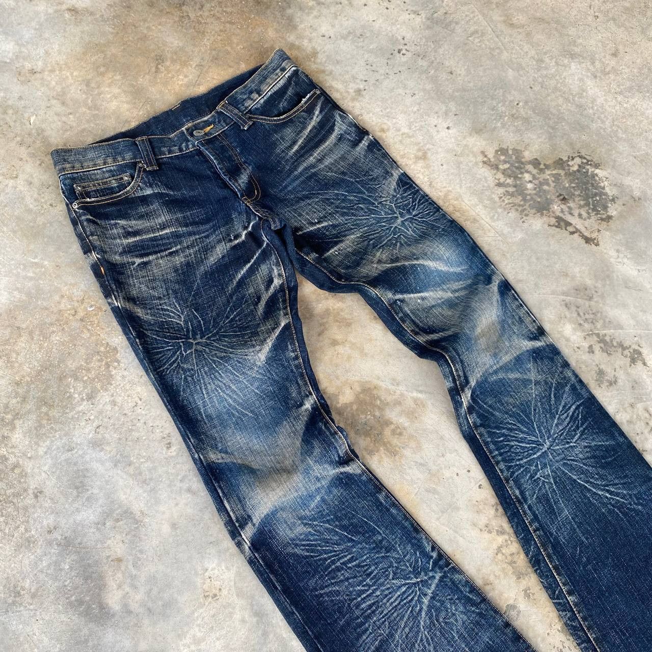 Japanese Brand FLARED JAPAN MODERN LOVERS RUSTY STARBURST GHOSTCLAW MARK Size US 28 / EU 44 - 8 Thumbnail