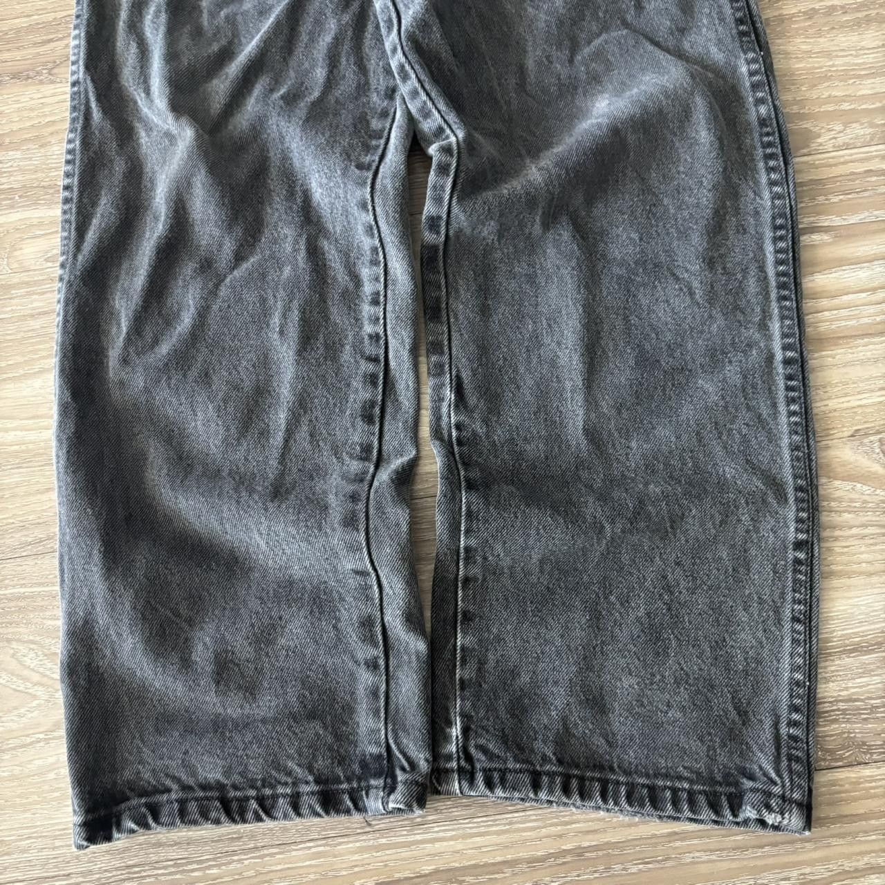 Japanese Brand Crazy Vintage Y2K/2000s Grunge Faded Black Skater Denim Jeans! 34x30 Size US 34 / EU 50 - 6 Thumbnail