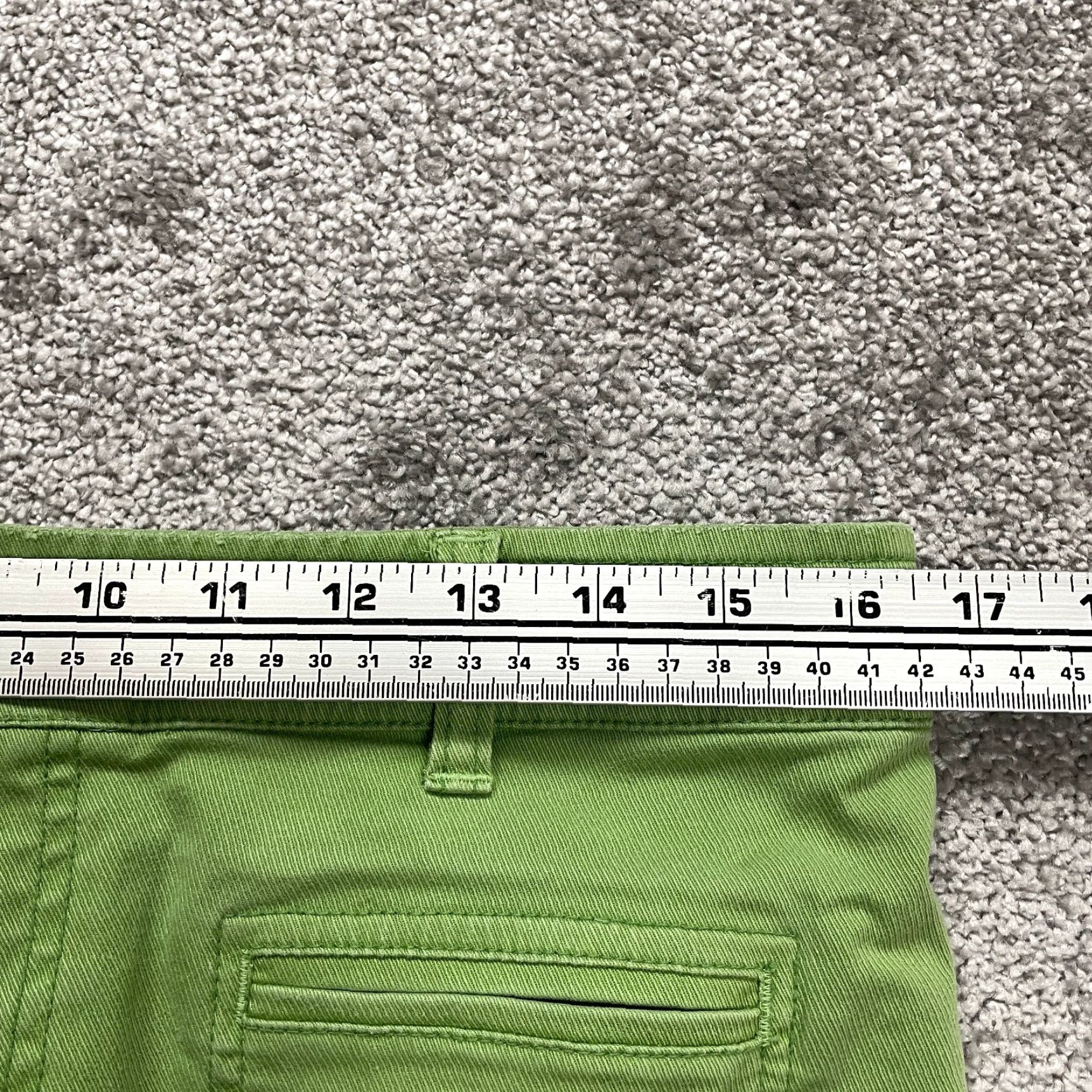 American Eagle Outfitters VINTAGE American Eagle Womens Cropped Jeans 8 Green Stretch Denim 21-Inch Inseam Regular Fit Women Size 30" / US 8 / IT 44 - 6 Thumbnail