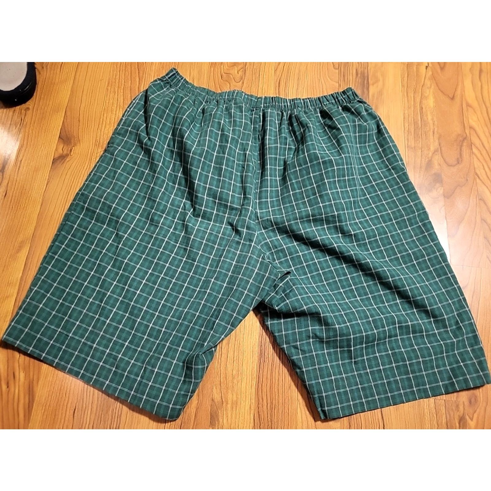 Sea New York New York Jets Loungewear Shorts Mens 36-38" Green Plaid Sleep Shorts NFL Jets Fan Green 100% Cotton Size US 36 / EU 52 - 3 Thumbnail