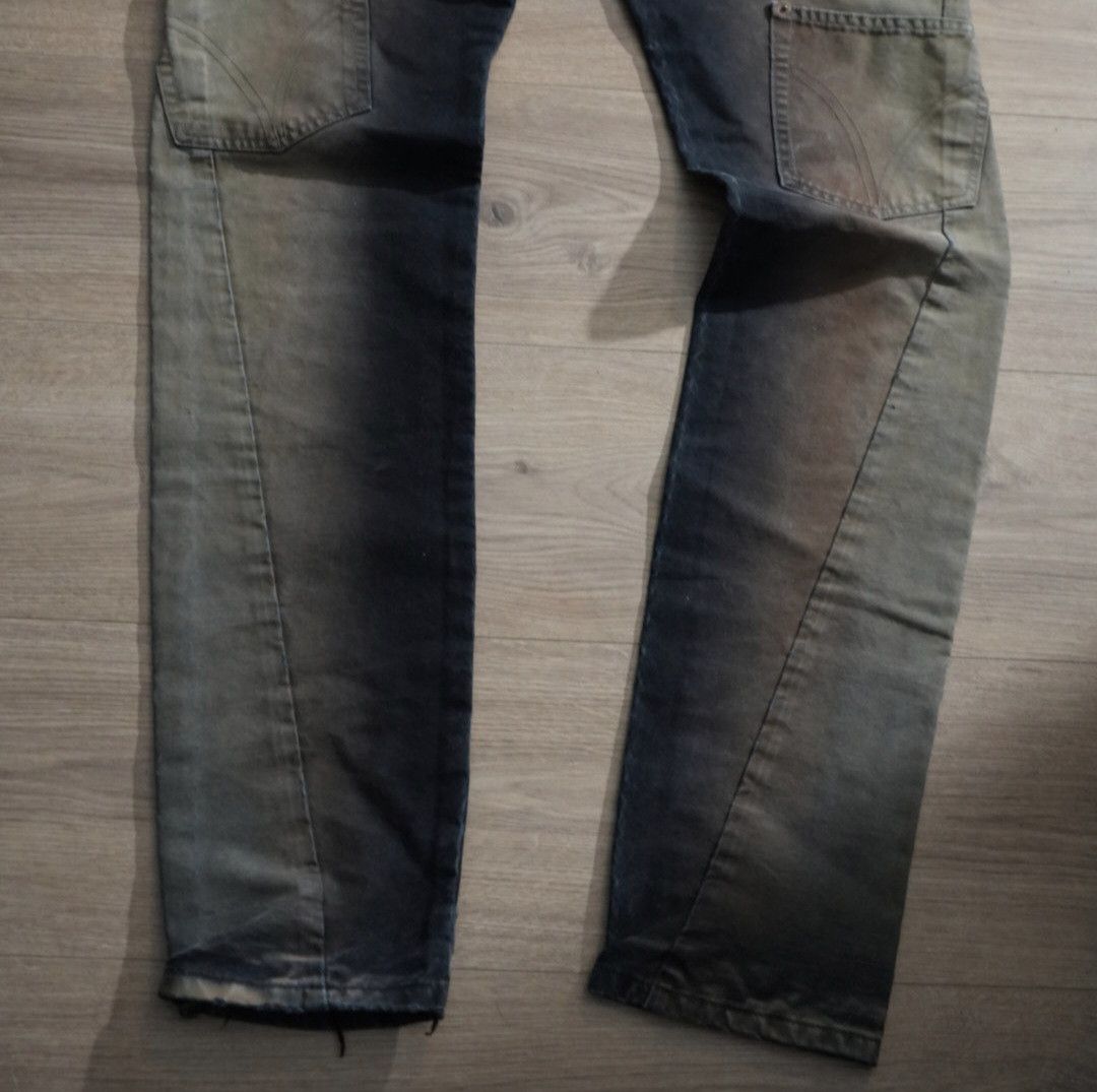 Dolce & Gabbana AW2003 Dolce & Gabbana Gradient Bleached Multi Pockets Pants Size US 32 / EU 48 - 10 Thumbnail