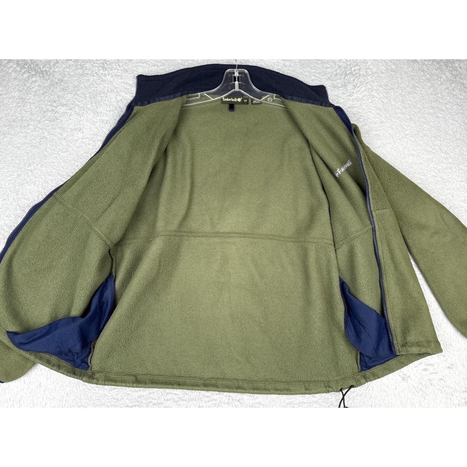 Timberland Timberland Fleece Jacket Mens Small Green Full Zip Pockets USA Outdoor Hiking Size US S / EU 44-46 / 1 - 2 Thumbnail