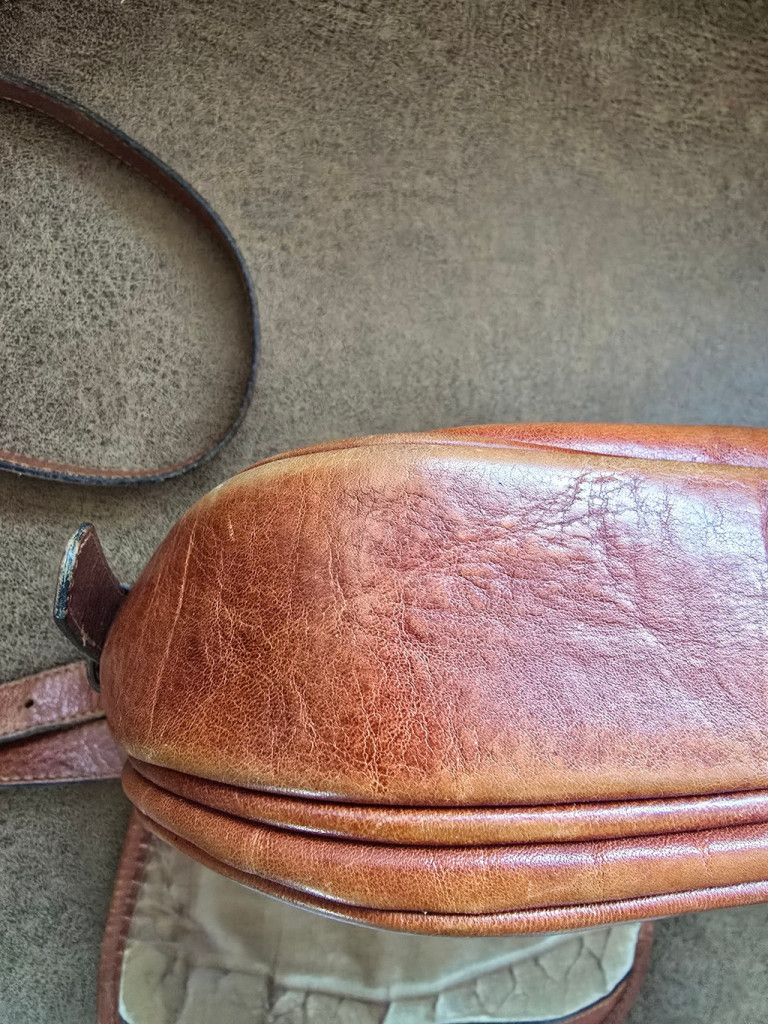 The Unbranded Brand Women's Oroton Brown Leather Crossbody Bag Size ONE SIZE - 5 Thumbnail