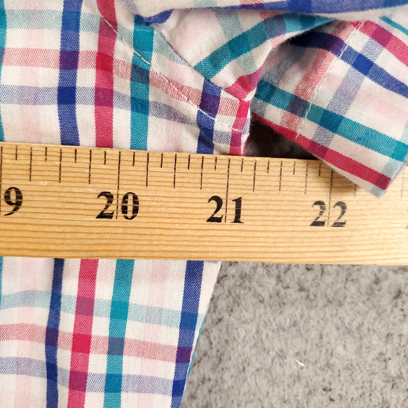 Vintage US Polo Assn Shirt Mens Small Red Blue White Plaid Button Up Stretch Size US S / EU 44-46 / 1 - 3 Thumbnail