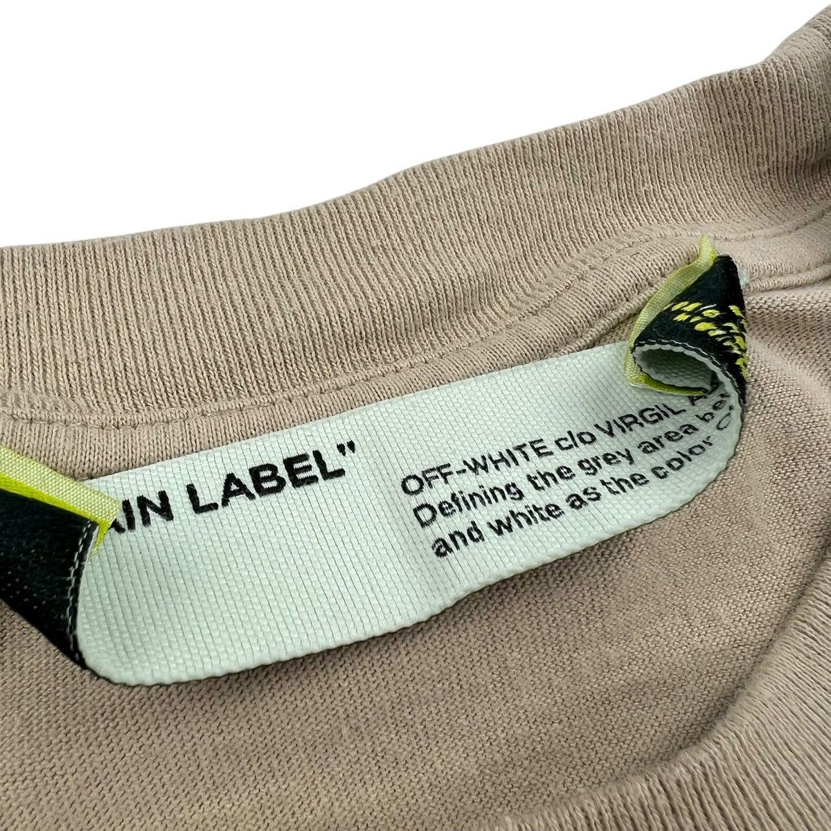 Off-White Off-White 3D Arrows Beige T Shirt Size US M / EU 48-50 / 2 - 4 Thumbnail