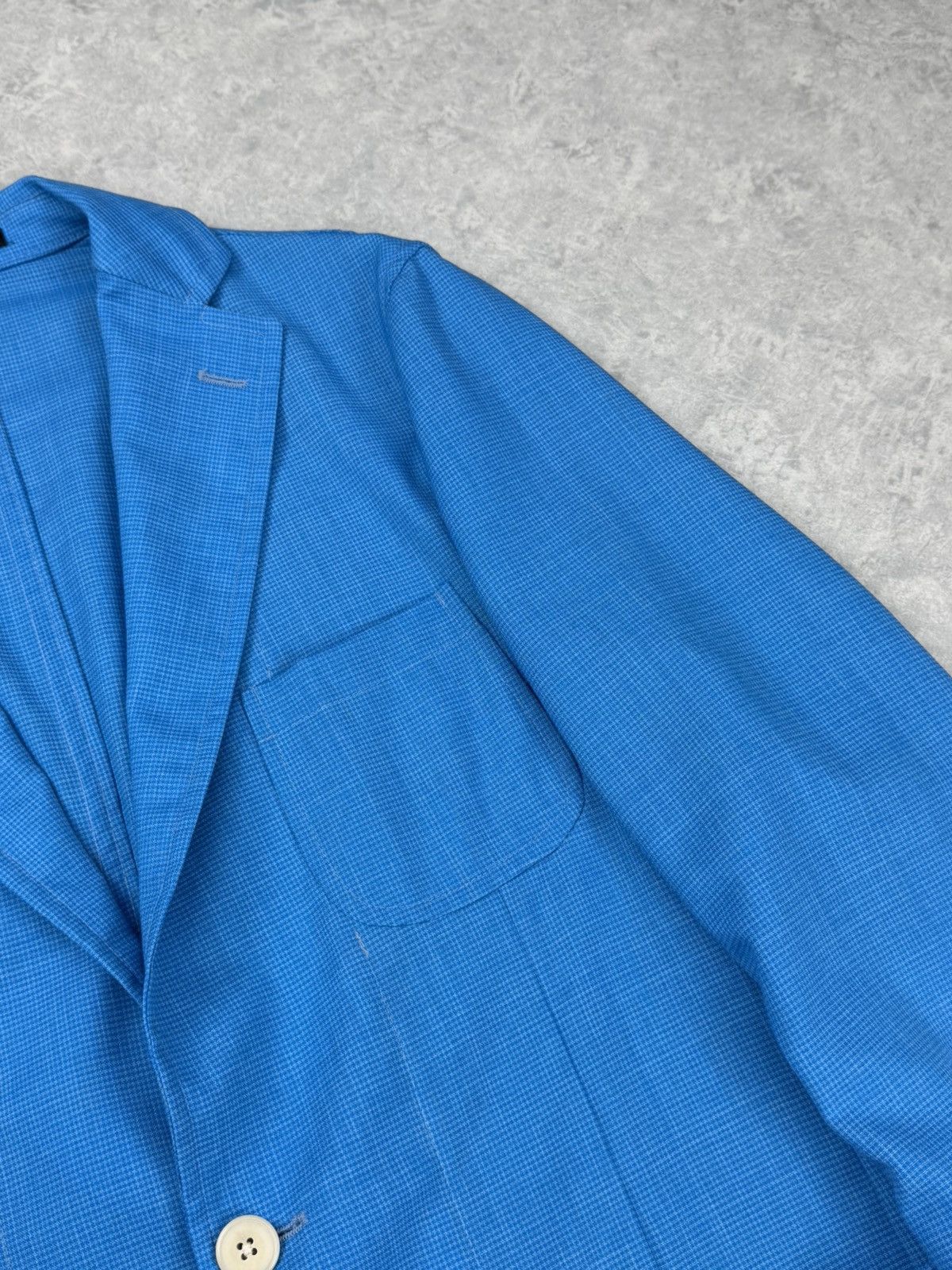 Other Angelo Nardelli Blue Wool Blend Sport Coat Blazer Size 50 Size 40R - 8 Thumbnail