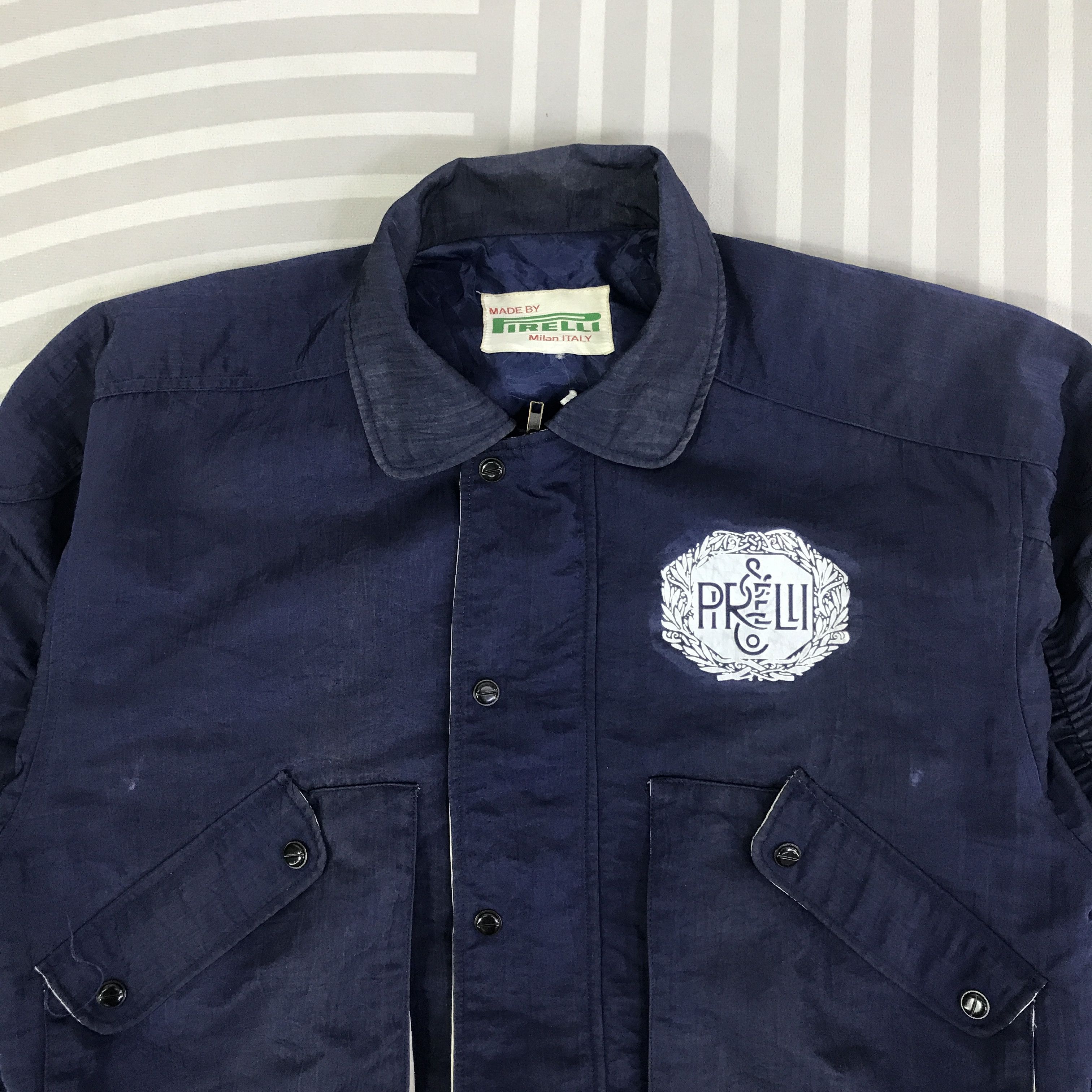Pirelli Vintage Pirelli Bomber Jacket K85B2 Size US M / EU 48-50 / 2 - 4 Thumbnail