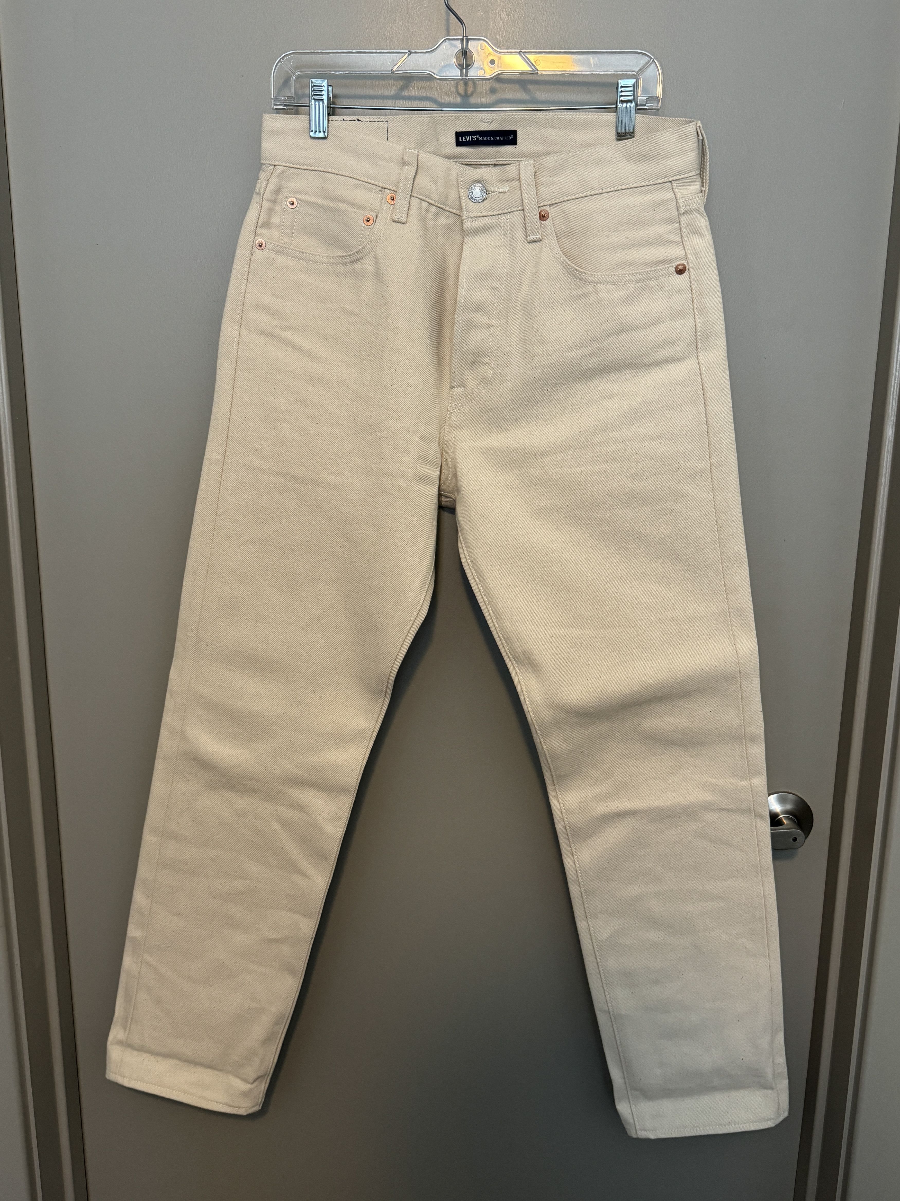 image of Levis Made Crafted 1980S 501 Original Fit Selvedge in Embarcadero, Men's (Size 31)