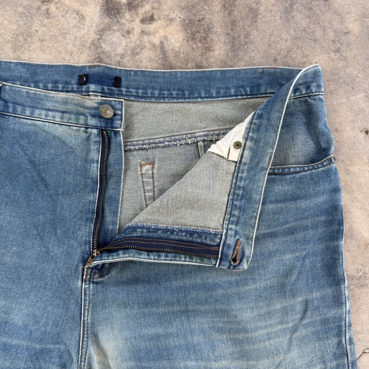 Japanese Brand W42 VINTAGE JAPANESE FADED RIPPED JEAN DENIM PANTS Size US 42 / EU 58 - 6 Thumbnail