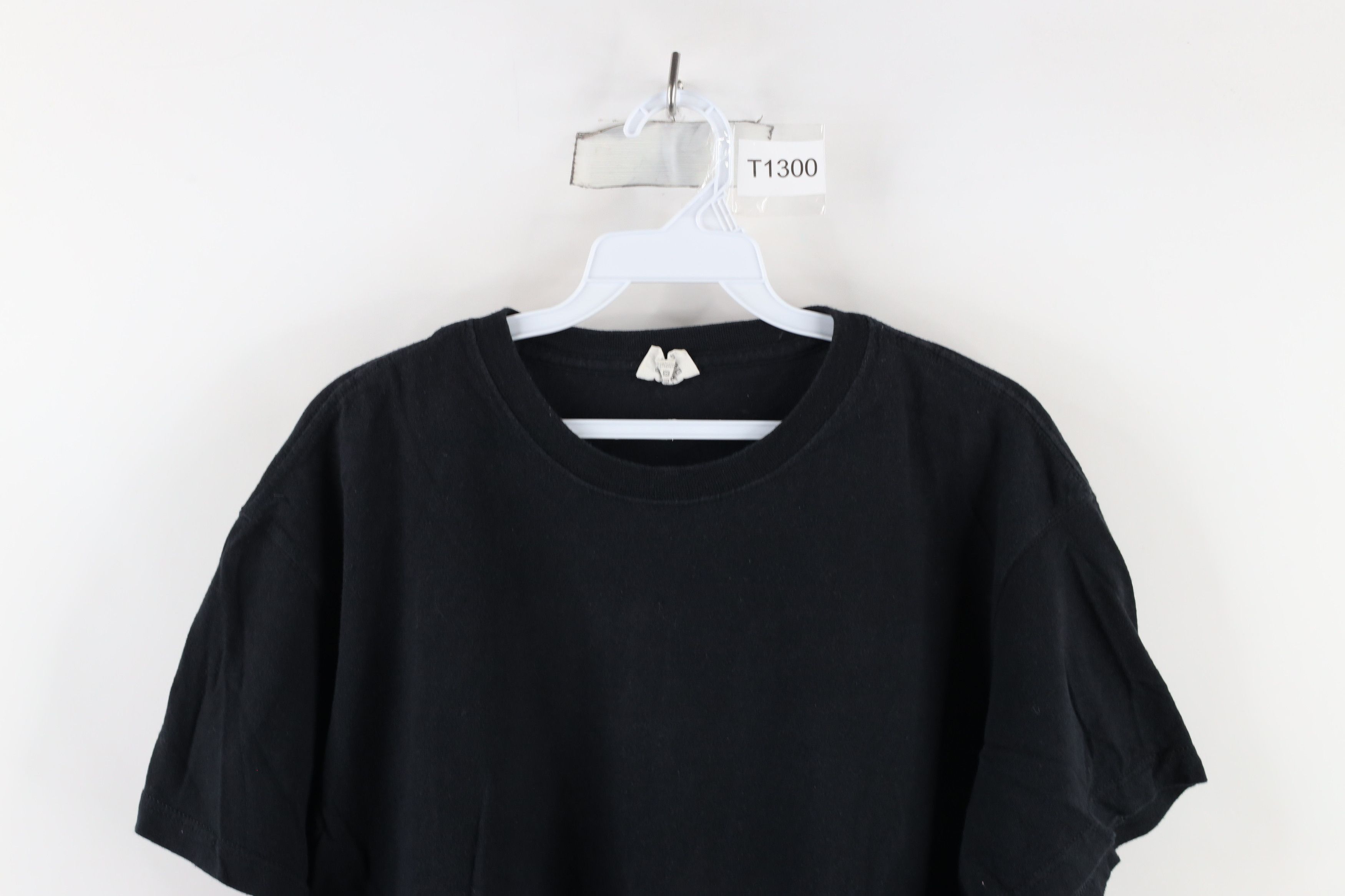 Calvin Klein × Vintage Vintage 90s Calvin Klein Short Sleeve T-Shirt Black Cotton Size US L / EU 52-54 / 3 - 2 Thumbnail