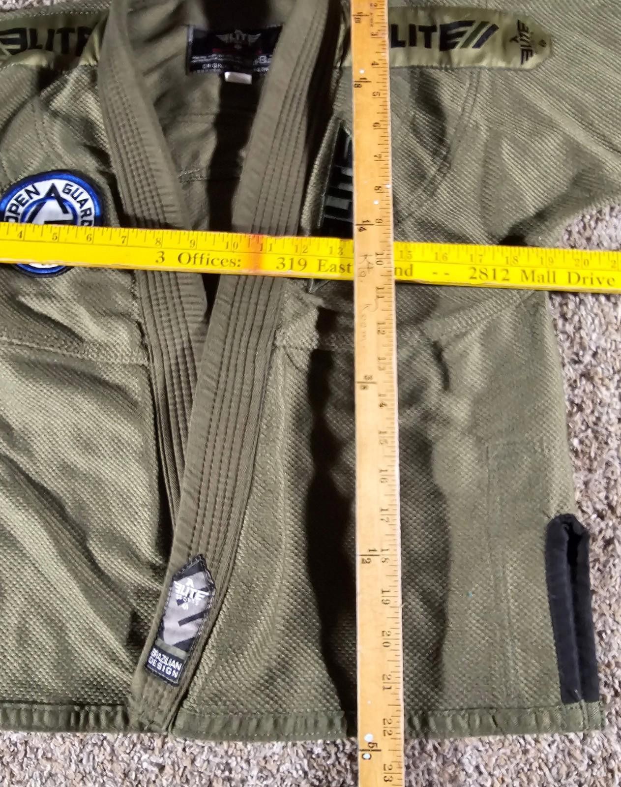 Designer Elite Sports Gi Youth C1 Jiu Jitsu Martial Arts Belt Patches Size ONE SIZE - 6 Thumbnail