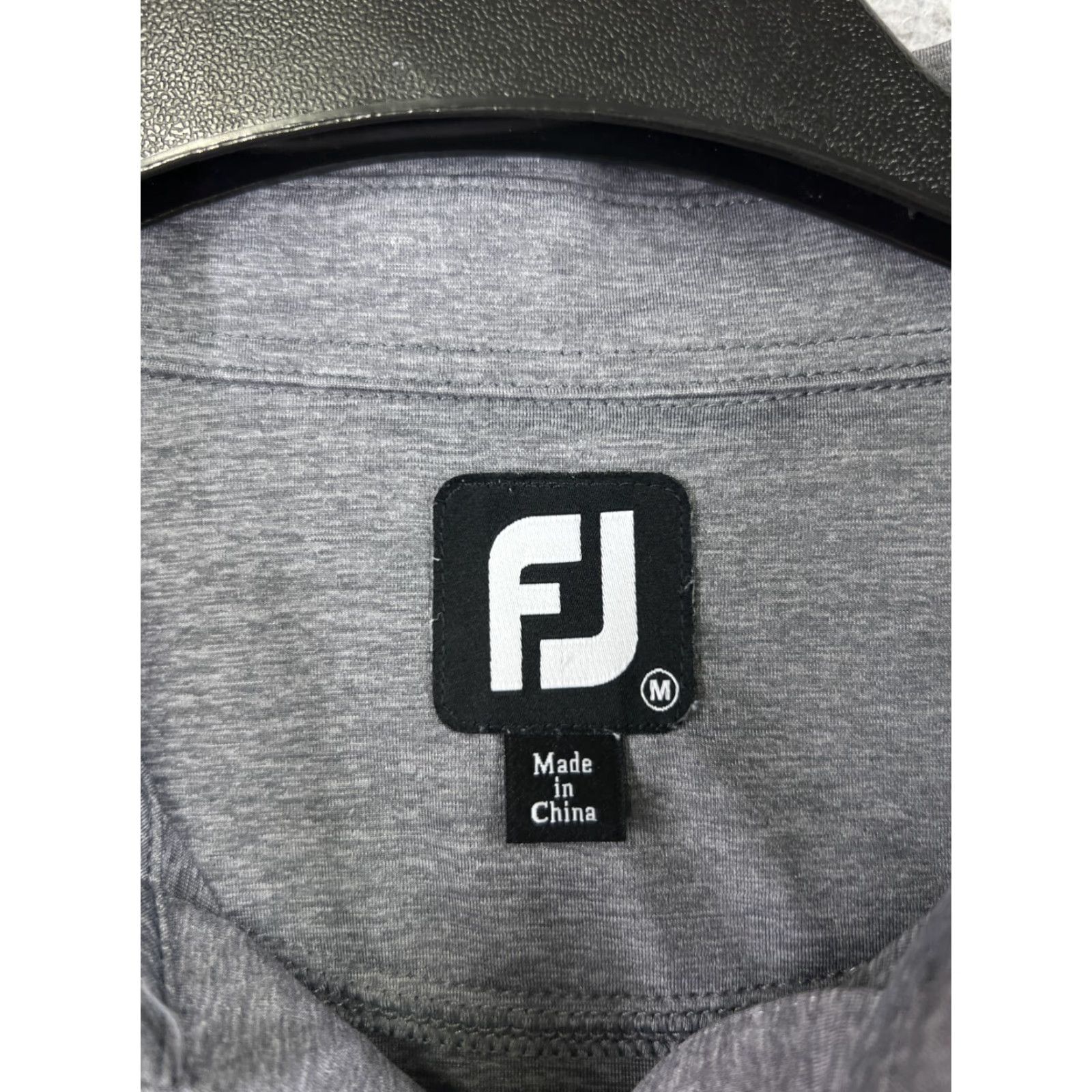 Footjoy FootJoy Polo Shirt Men Medium Black Gray Short Sleeve 100% Polyester Golf Golfer Size US M / EU 48-50 / 2 - 3 Thumbnail