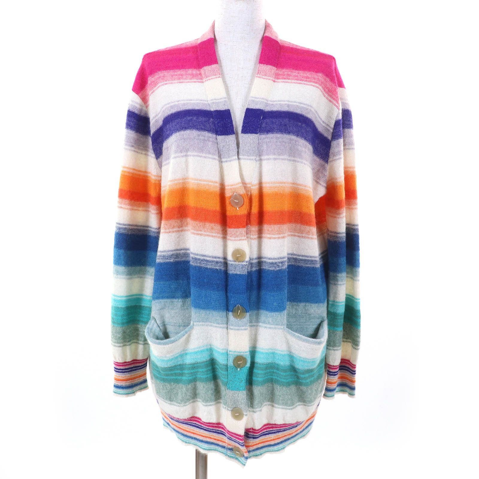 Loewe Loewe Loewe Paula's Ibiza Wool Cardigan Cotton Tops S616333X63 DUTY FREE for USA Size ONE SIZE - 1 Thumbnail