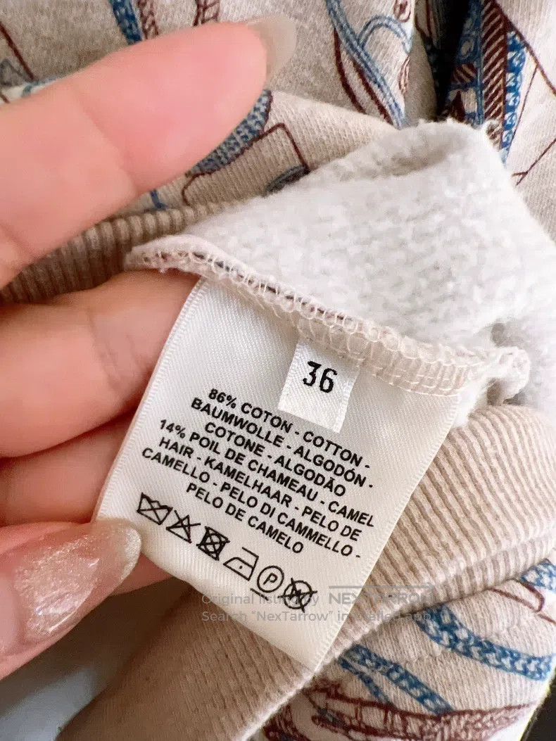 Hermes Hermes Left Aifu and Dragon Knight Printed Sweatshirt Size XS / US 0-2 / IT 36-38 - 8 Thumbnail