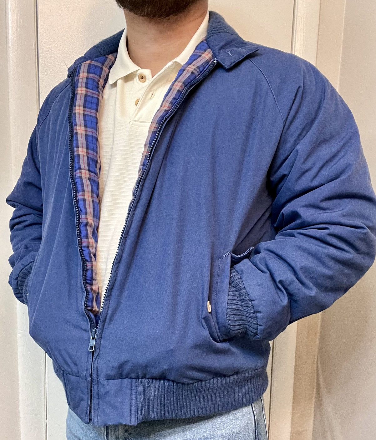Other Men’s Vintage Blue Golf Jacket Médium Par Four Size US M / EU 48-50 / 2 - 1 Thumbnail