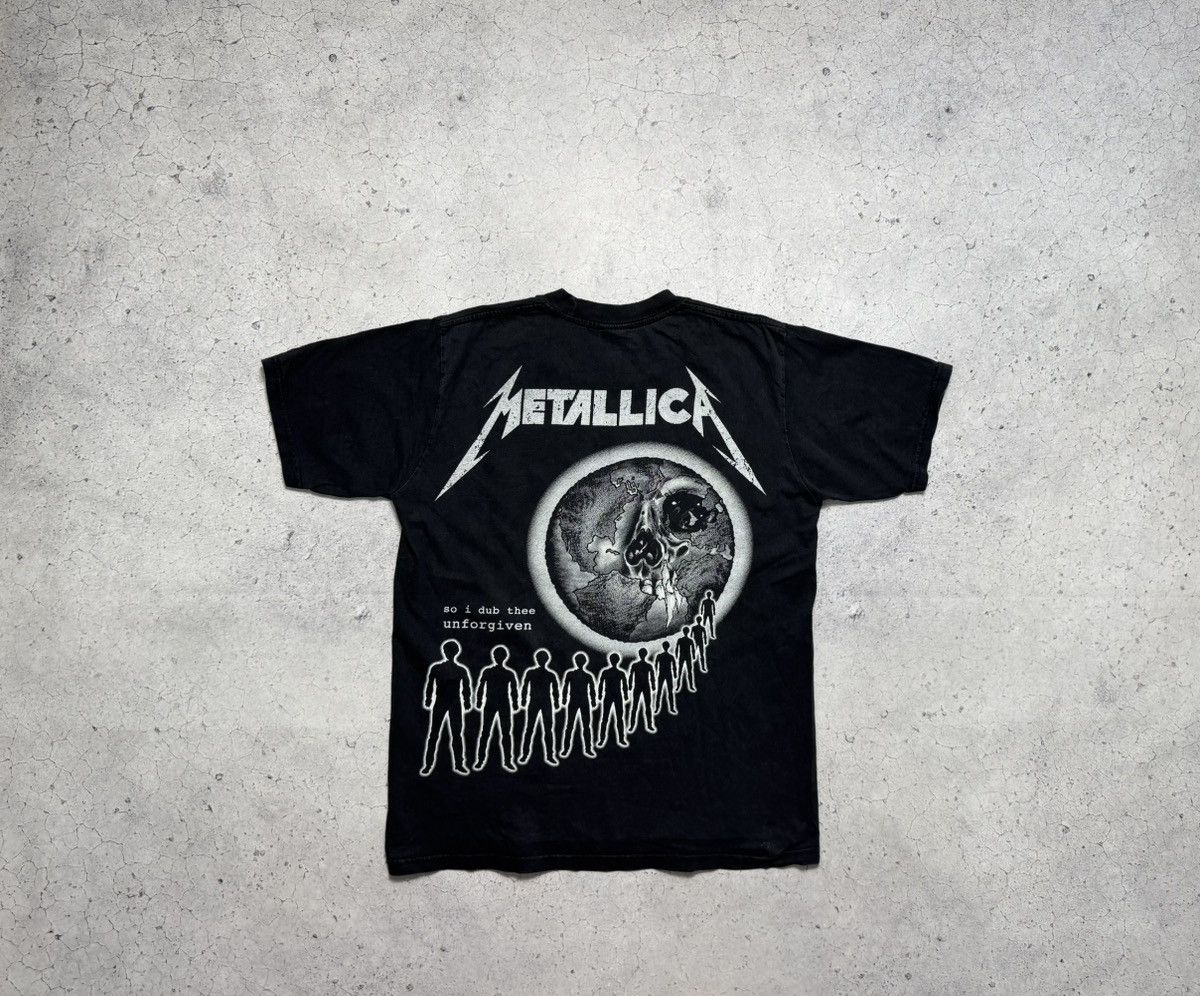 Metallica Metallica 1994 Vintage Shirt Big Logo Rare Rock Metal Size US M / EU 48-50 / 2 - 2 Thumbnail