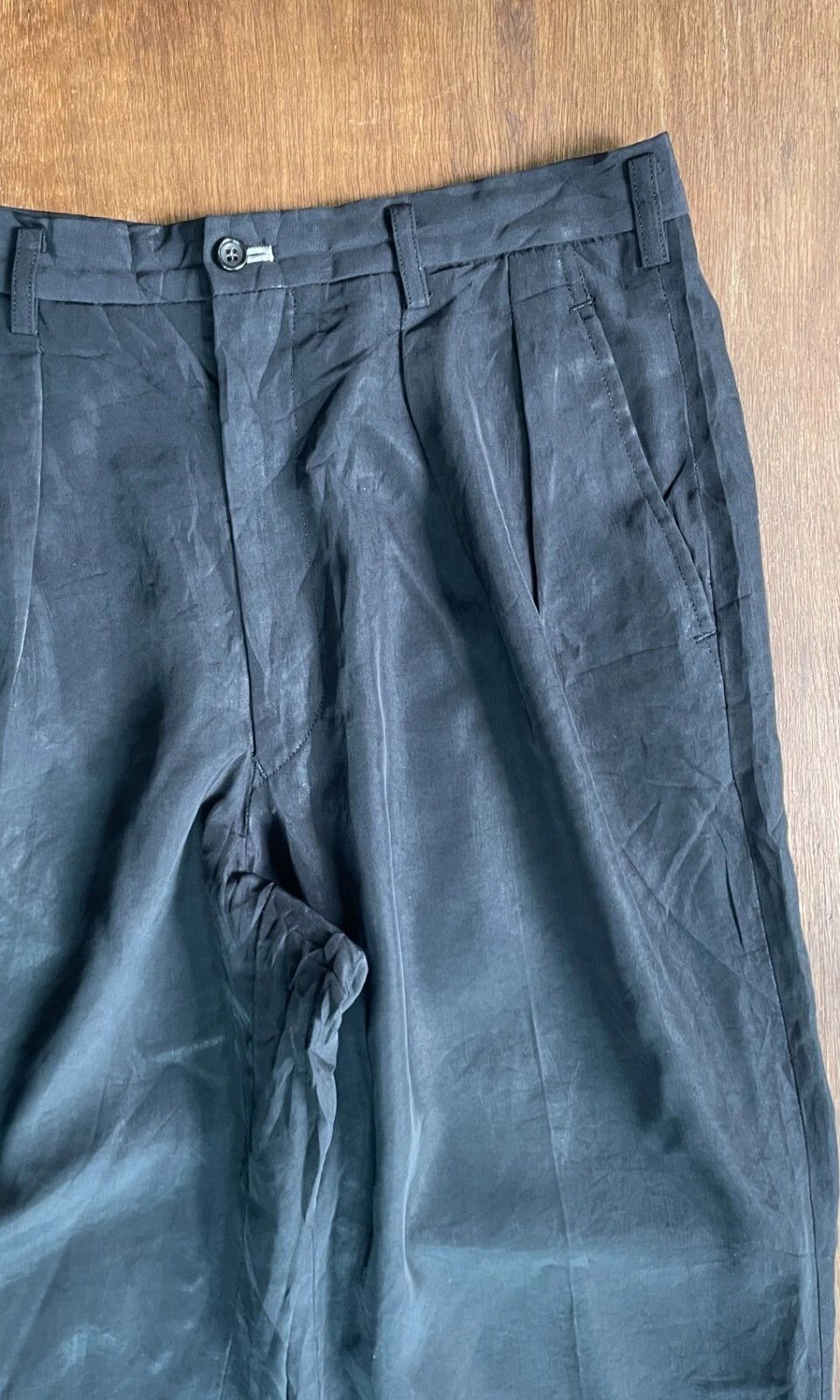 Comme des Garcons Homme CDGH PLUS 1991 Triacetate Balloon Pants Size US 29 - 3 Thumbnail