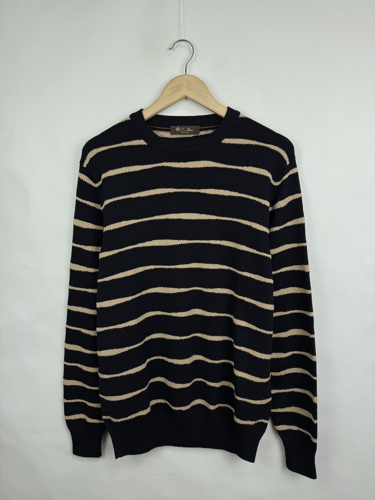 Loro Piana 🇮🇹 Loro Piana Luxury Knit Sweater Made in Italy Retro Rare Size US M / EU 48-50 / 2 - 2 Thumbnail