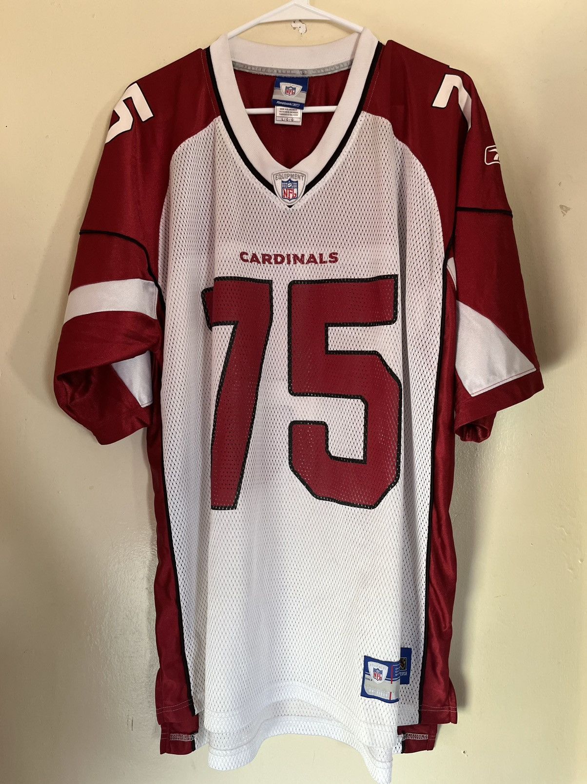 Reebok y2k 2007 - 2009 levi brown arizona cardinals nfl football Size US L / EU 52-54 / 3 - 1 Thumbnail