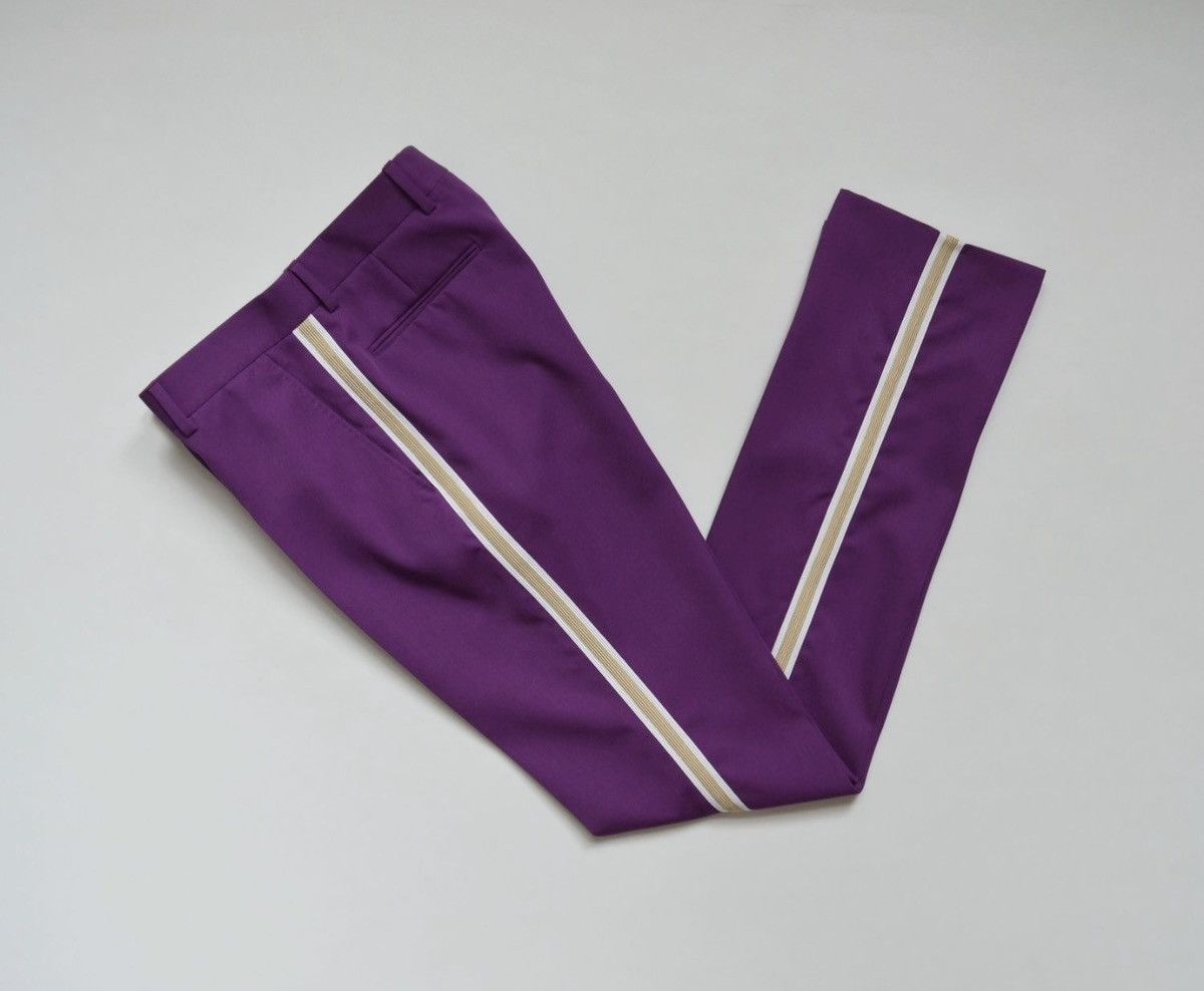 A/W 19 Brigade Side Stripe Wool Trousers
