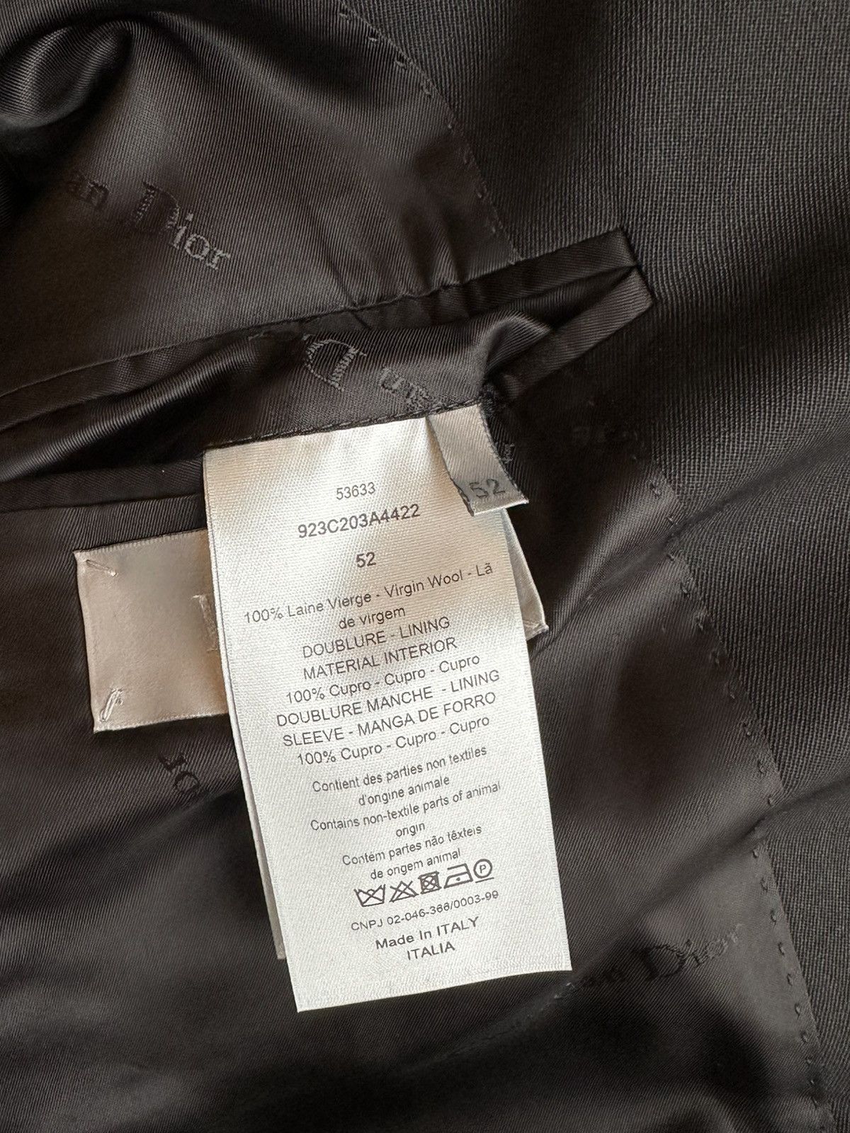 Dior Dior Blazer Kim Jones 2018 Size 52R - 9 Thumbnail