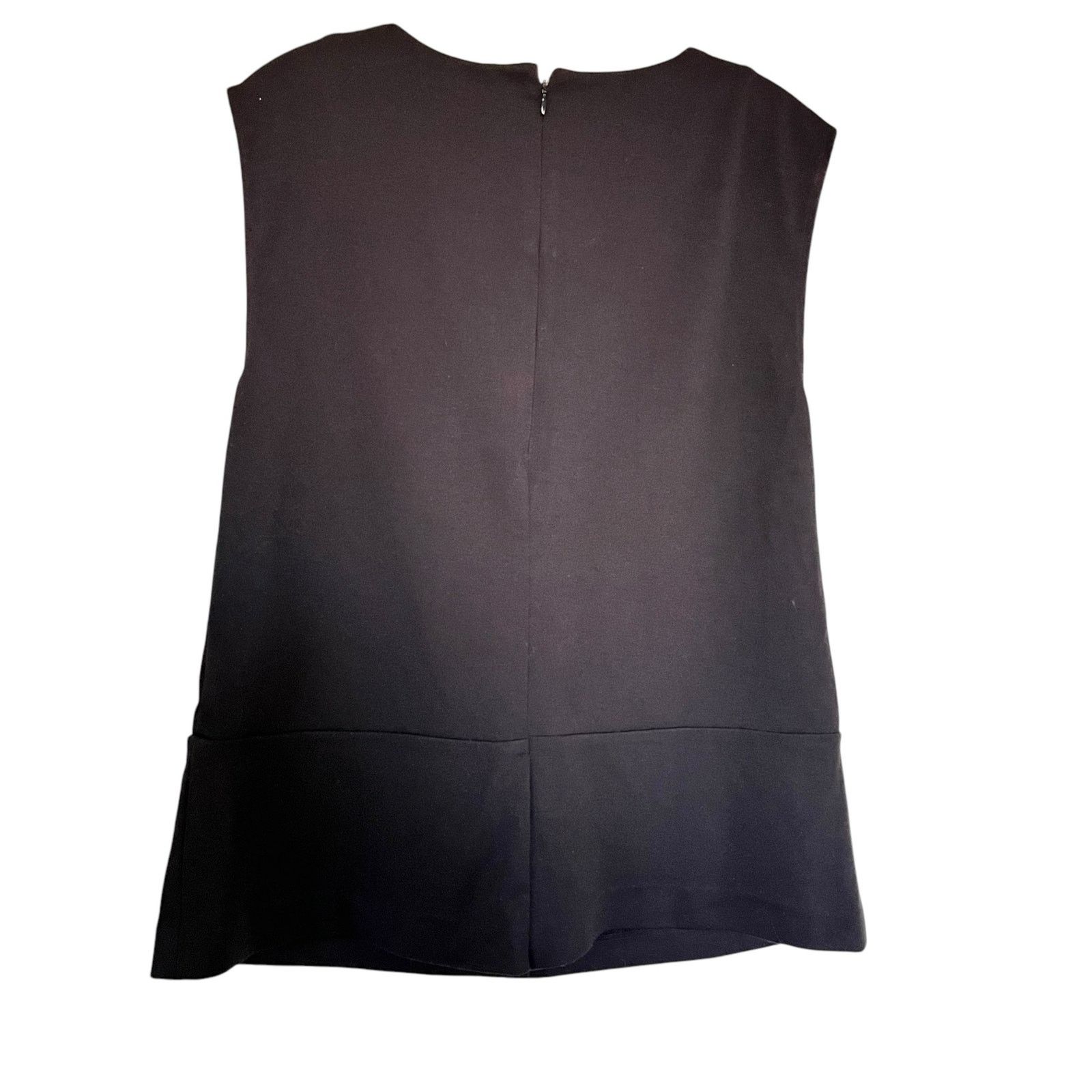Calvin Klein Calvin Klein Black Sequin Embellished Dressy Evening Top Size XL / US 12-14 / IT 48-50 - 4 Thumbnail
